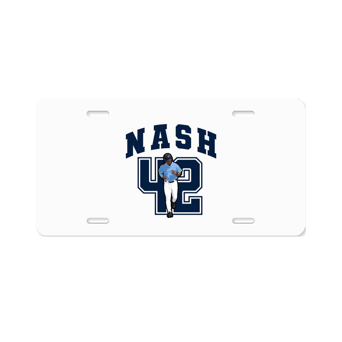 License Plate — Number in Classic