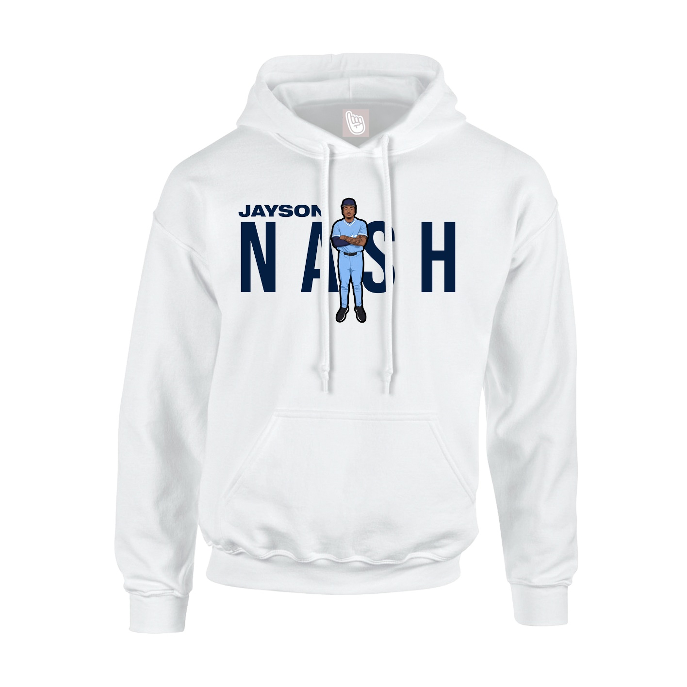 Hoodie — Player Name in White