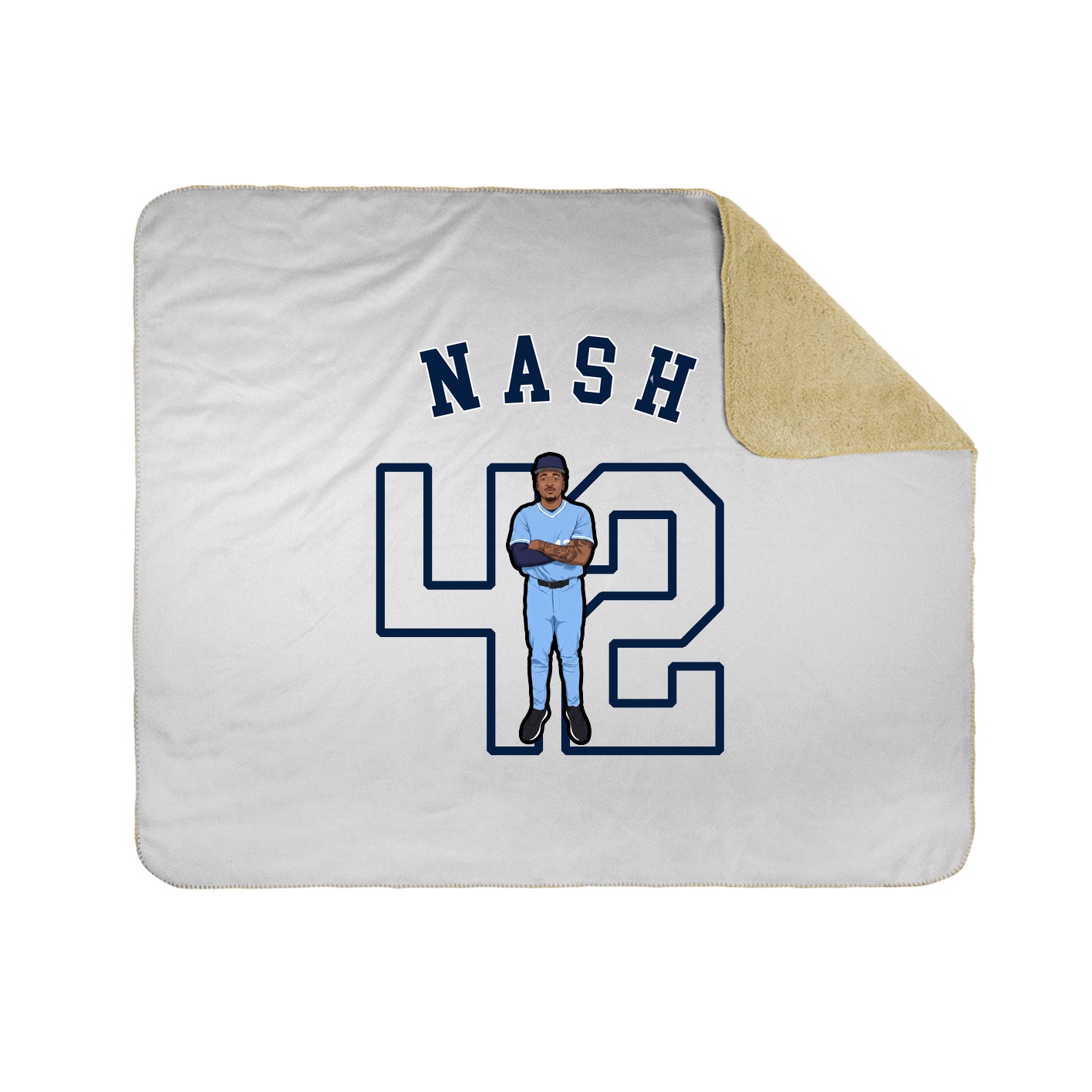 Throw Blanket — Shirsey Arch in White