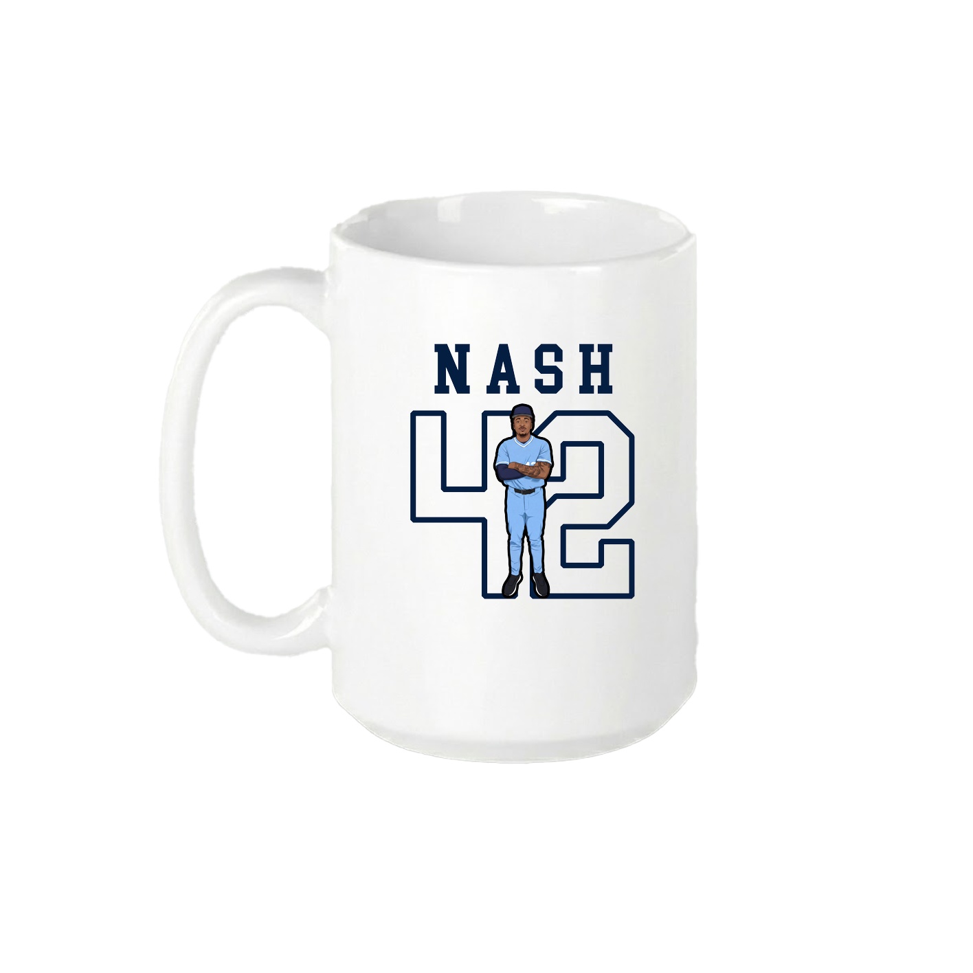 15oz Coffee Mug — Shirsey in White