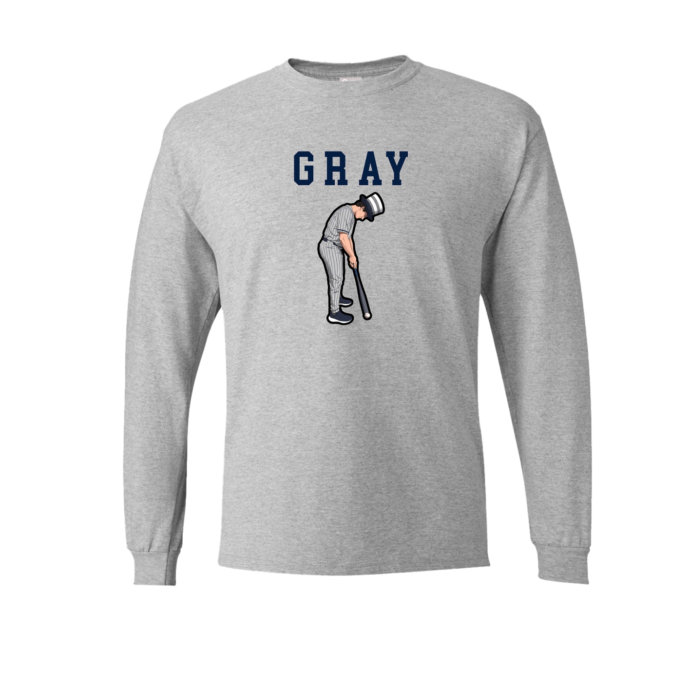 Long Sleeve Tee — Shirsey in Grey