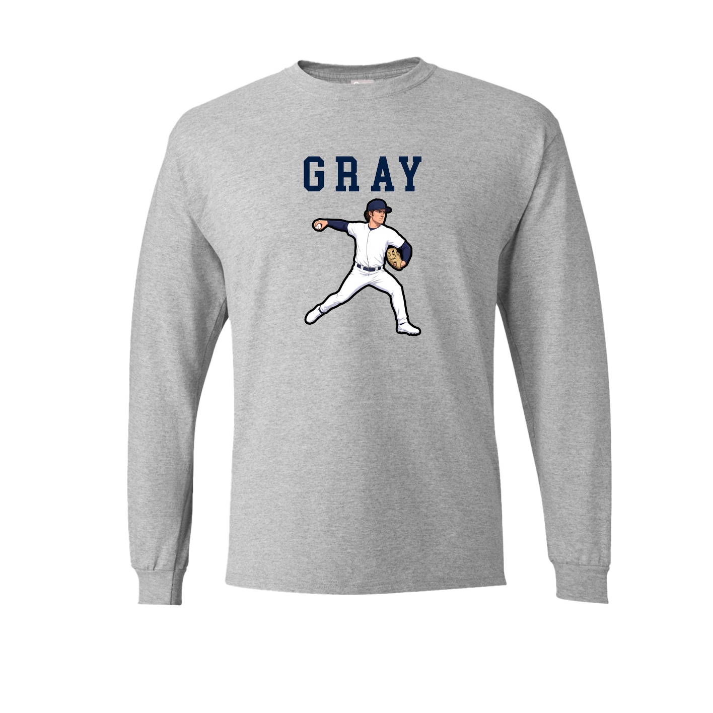 Long Sleeve Tee — Shirsey in Grey