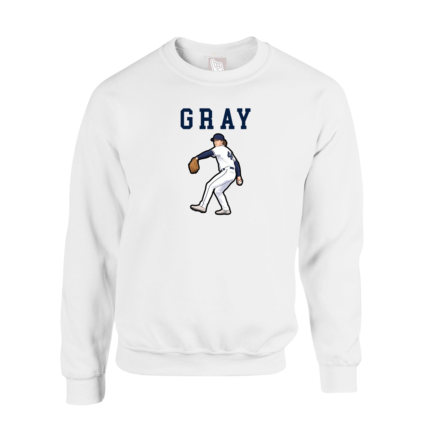 Fleece Crew — Shirsey in White