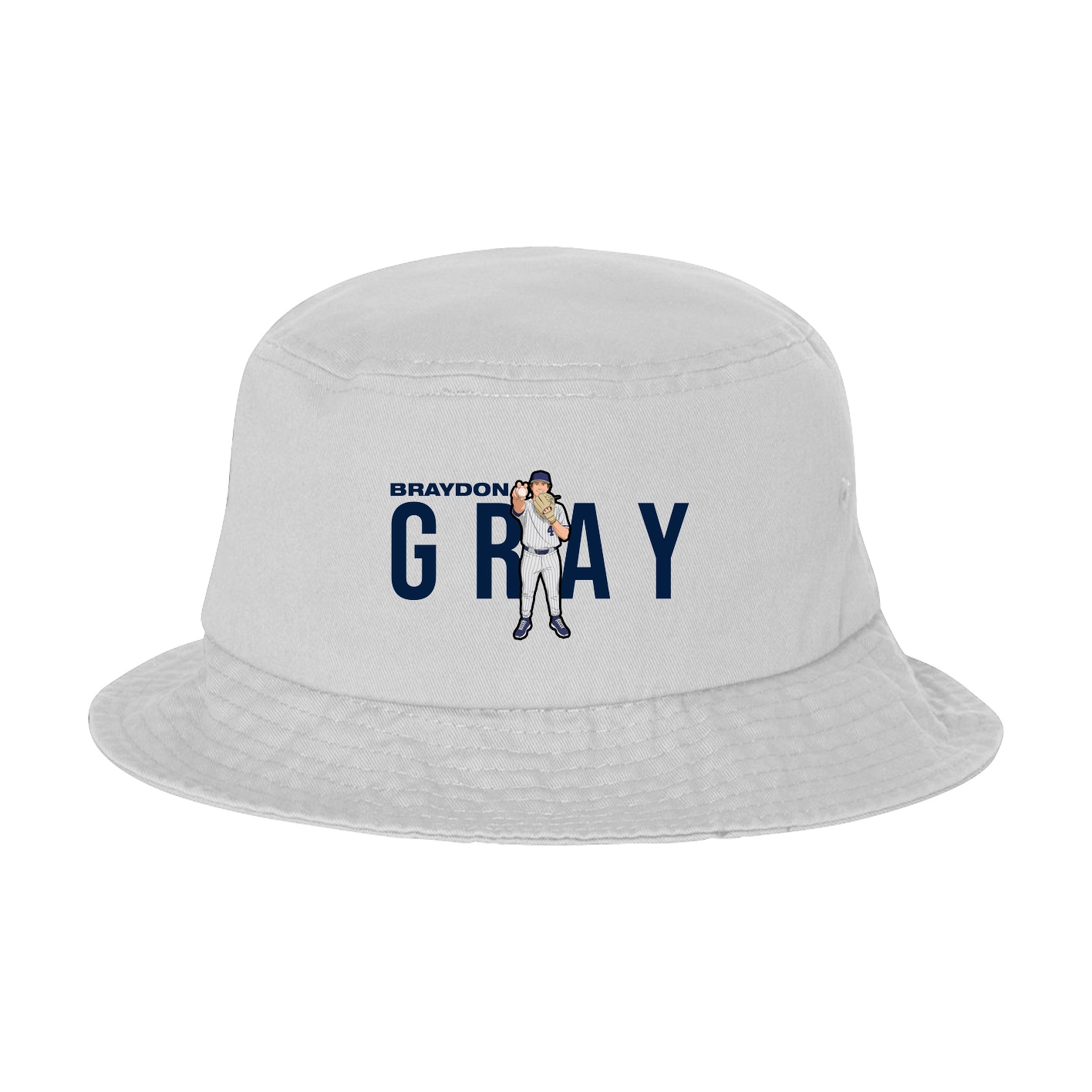Bucket Cap — Player Name in White