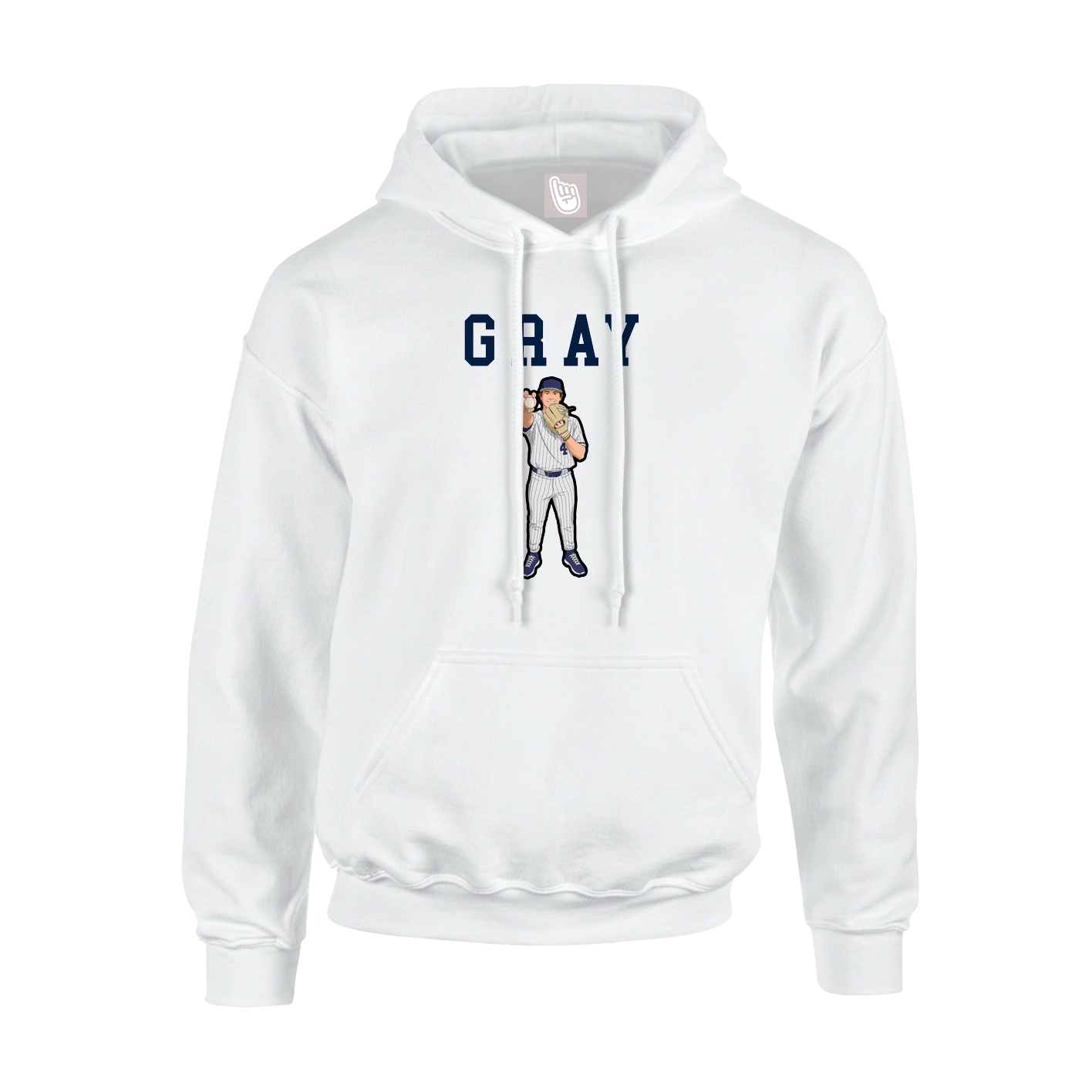 Youth Hoodie — Shirsey in White