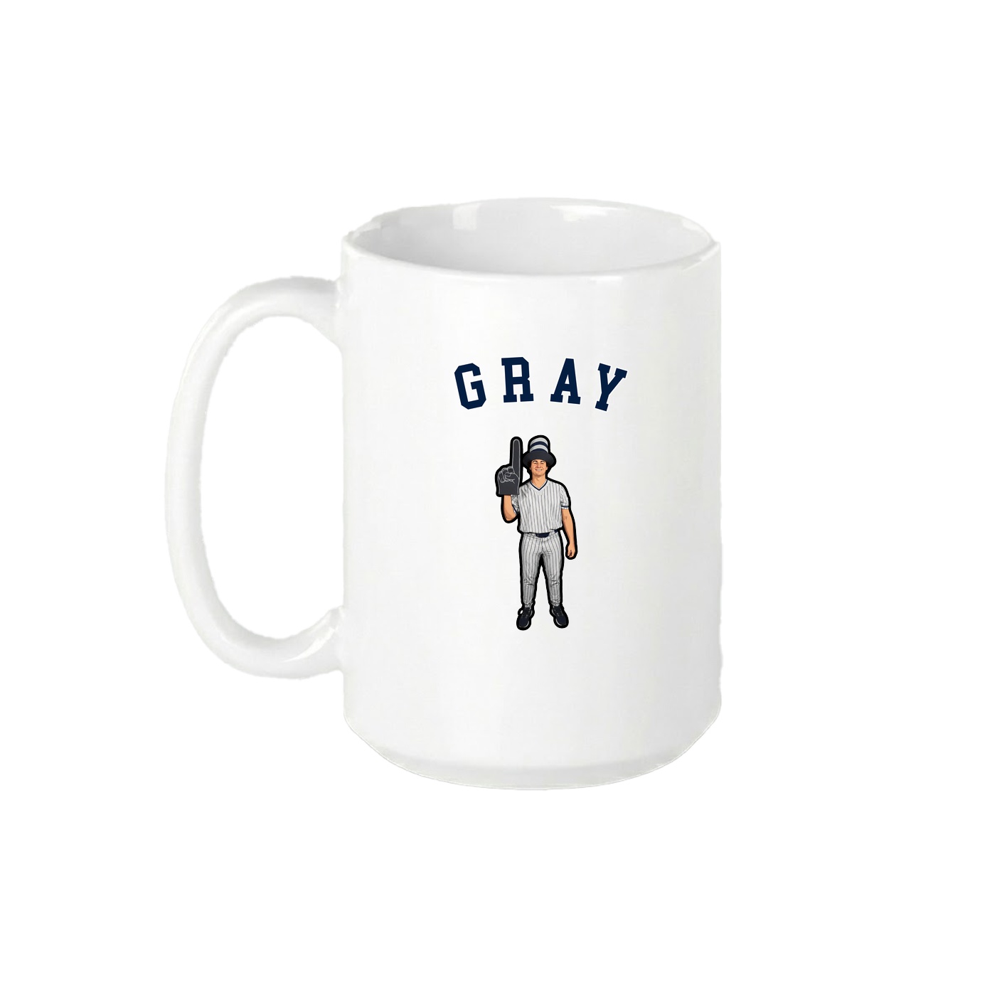 15oz Coffee Mug — Shirsey Arch in White