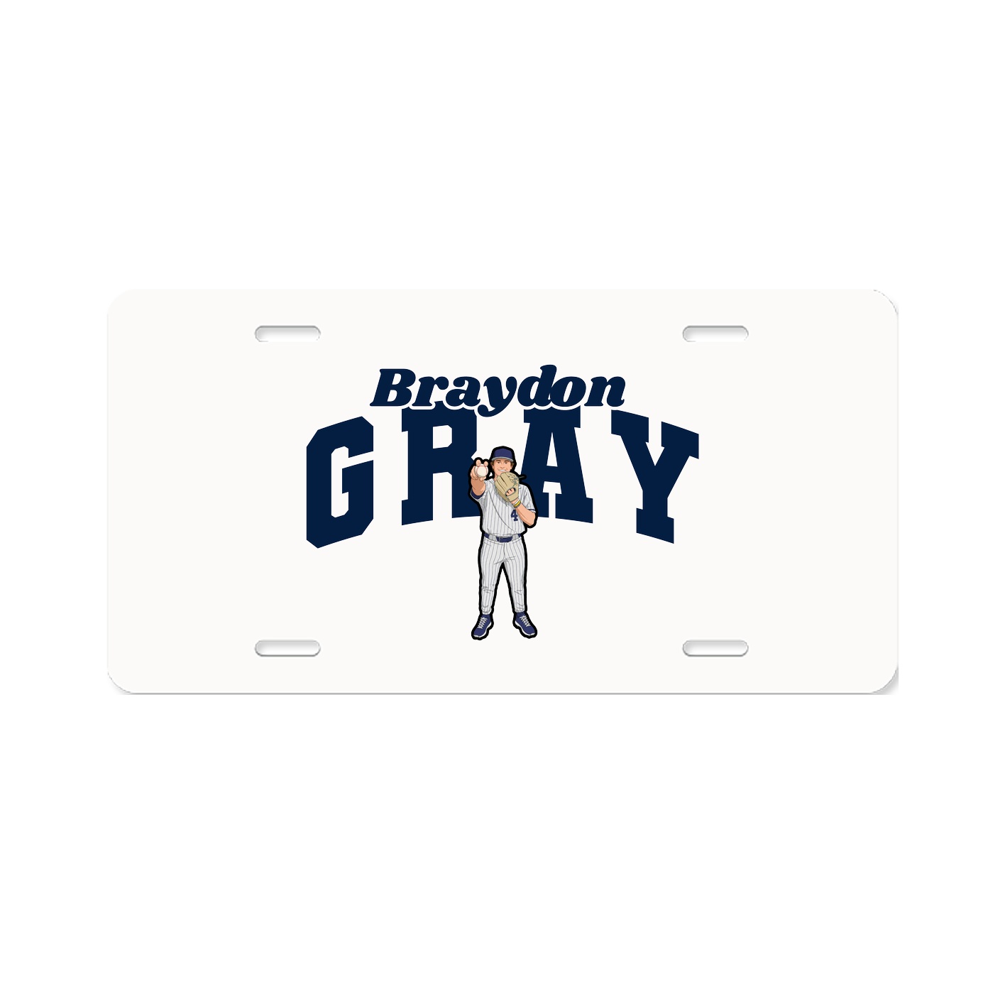 License Plate — Signature Arch in Classic