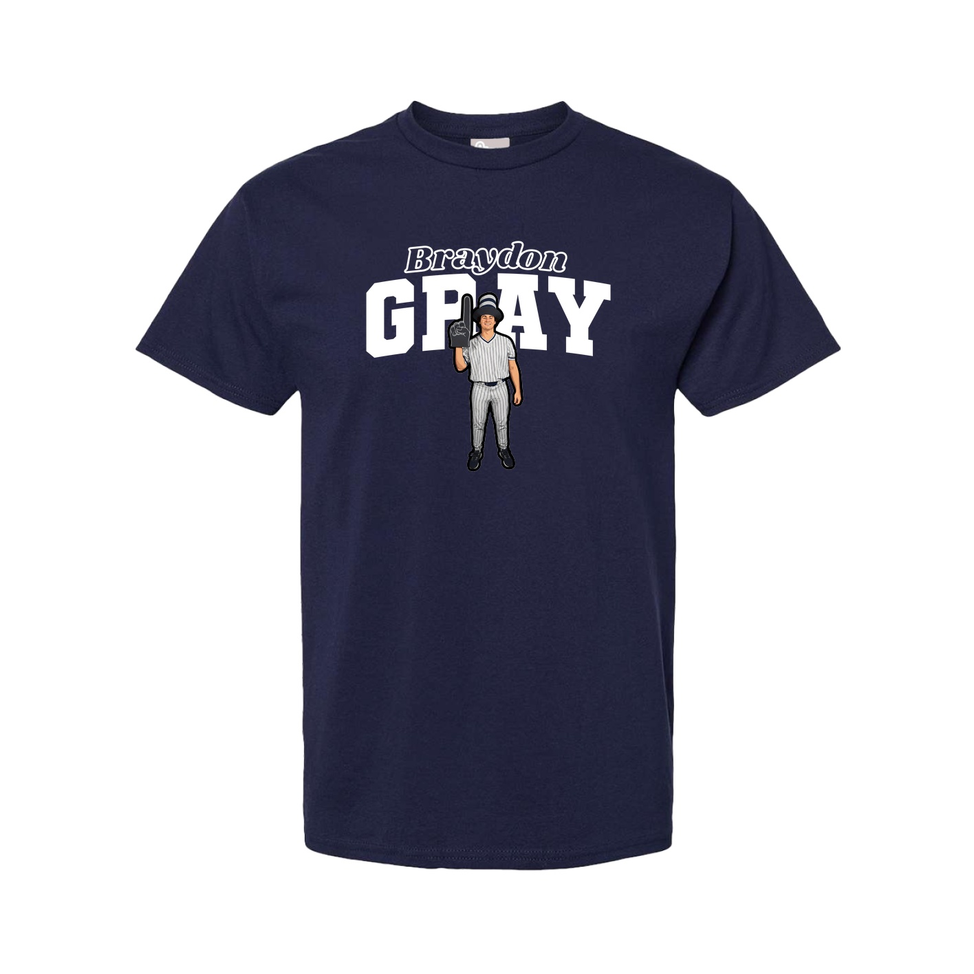 Tee — Name Arch in Navy