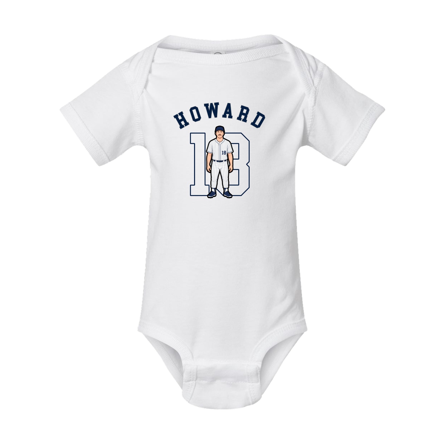 Baby Onesie — Shirsey Arch in White