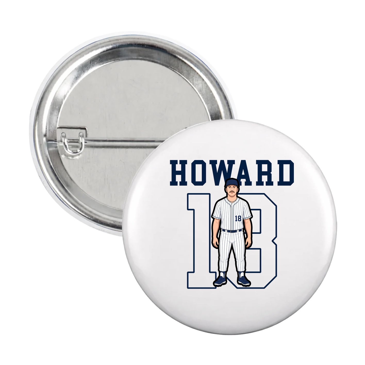 Game Day Button — Shirsey in White