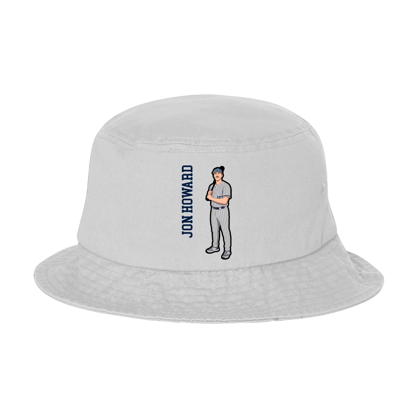 Bucket Cap — Name Vertical in White