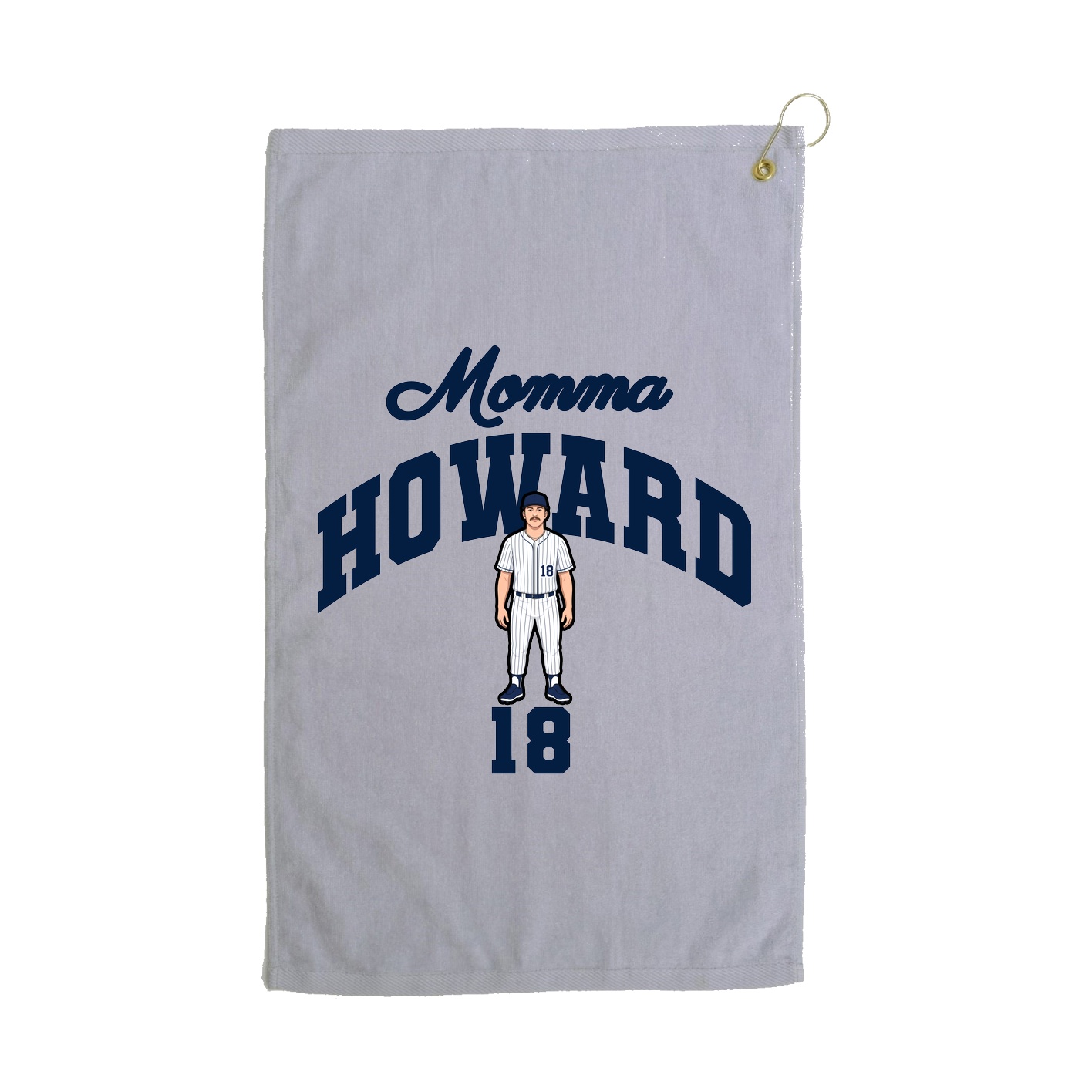 Golf Towel — Mothers Day Arch in Grey