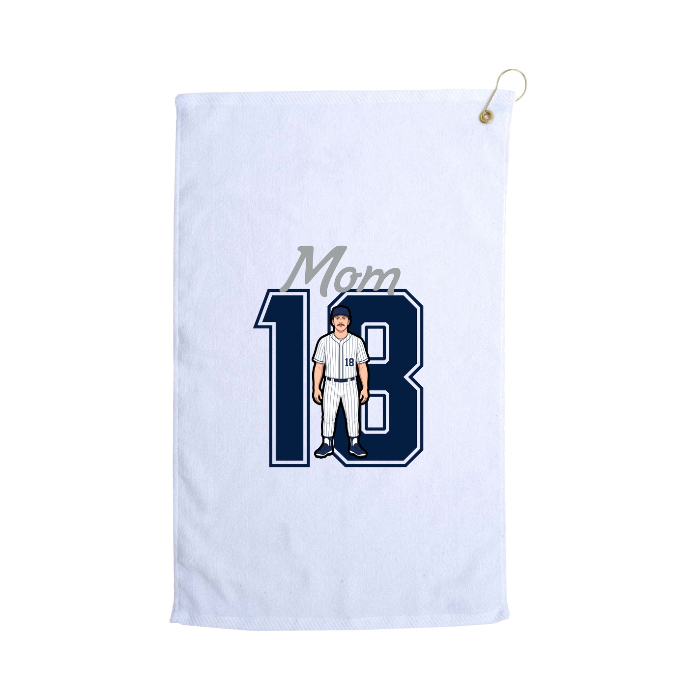 Golf Towel — Mothers Day Shirsey in White