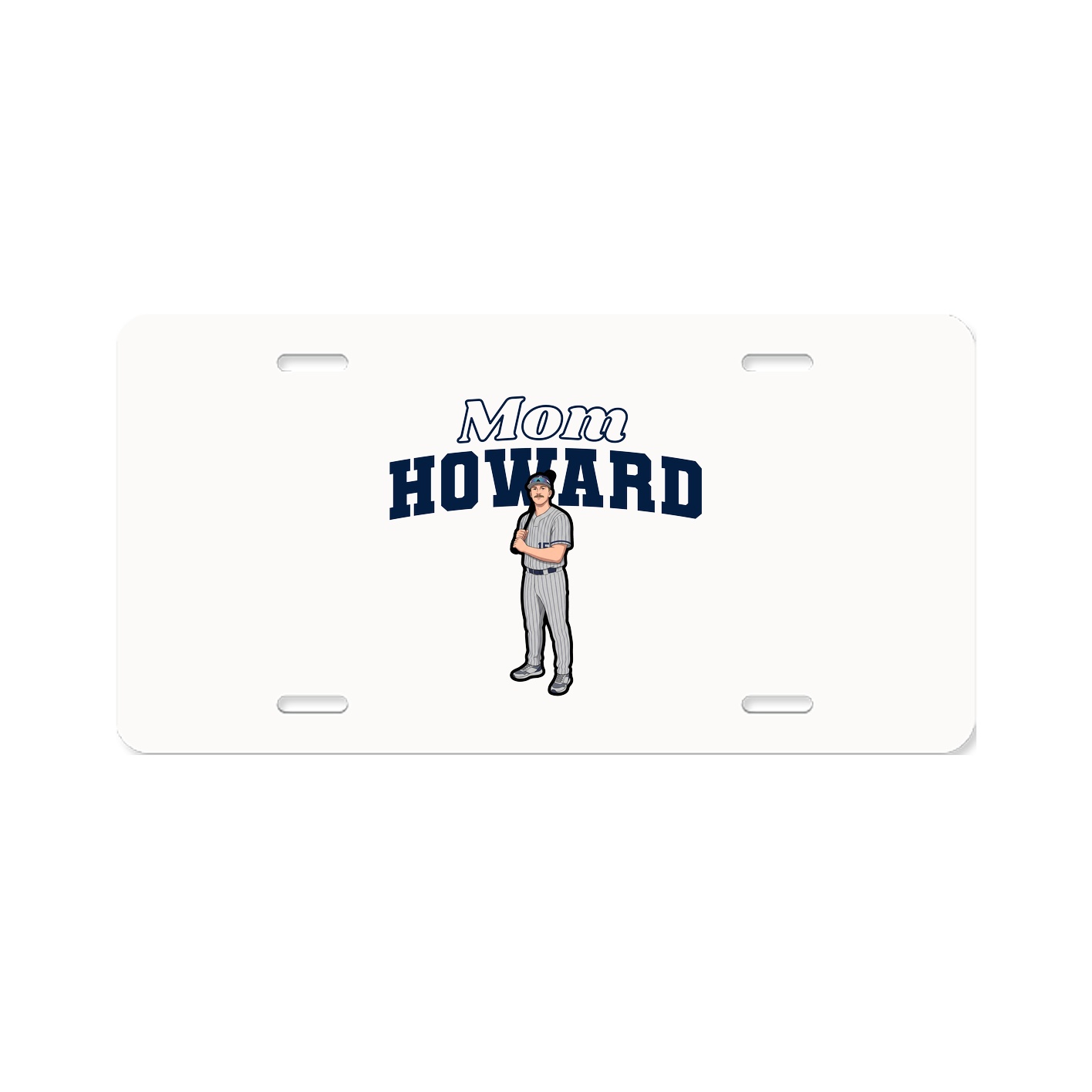 License Plate — Mothers Day Block in Classic