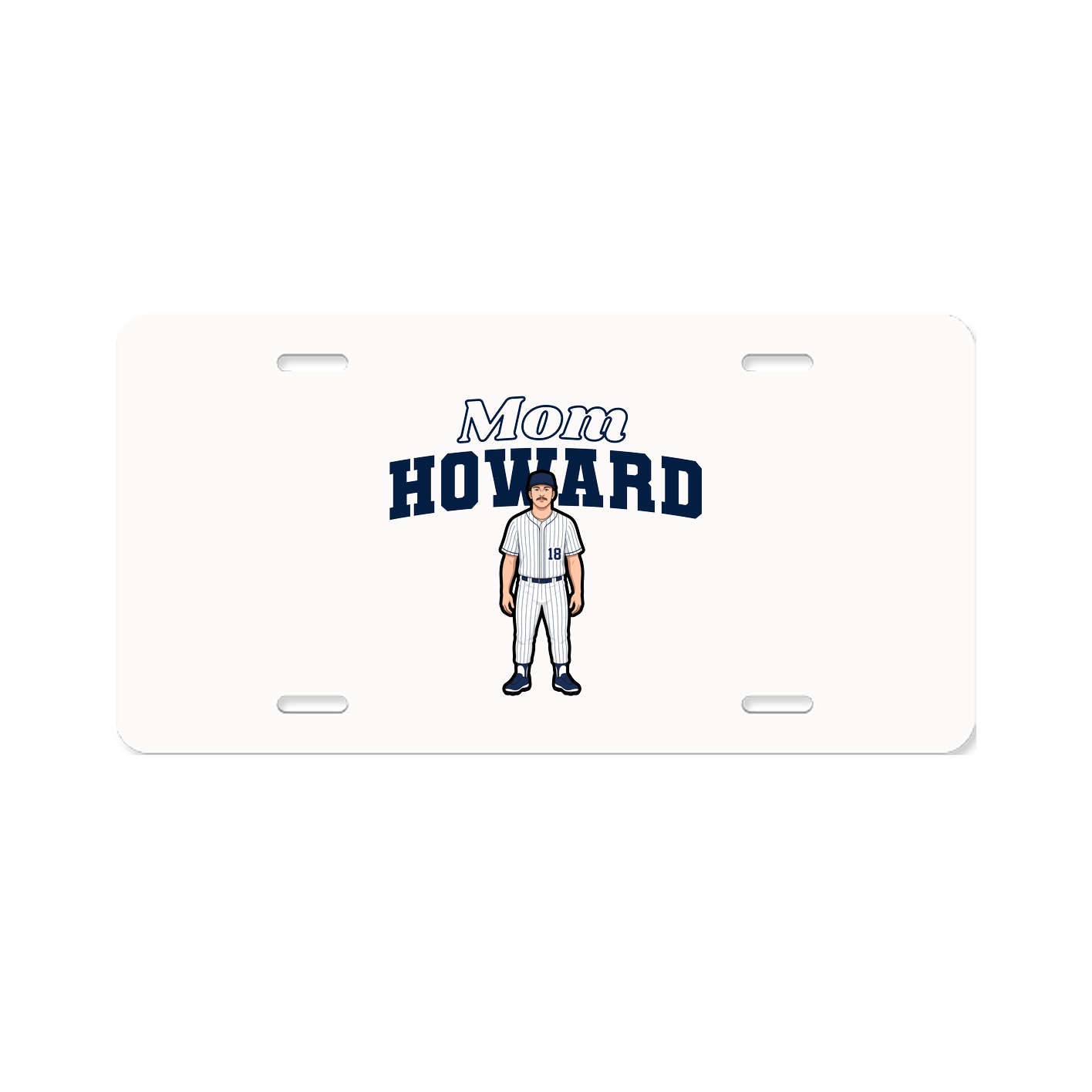 License Plate — Mothers Day Block in Classic