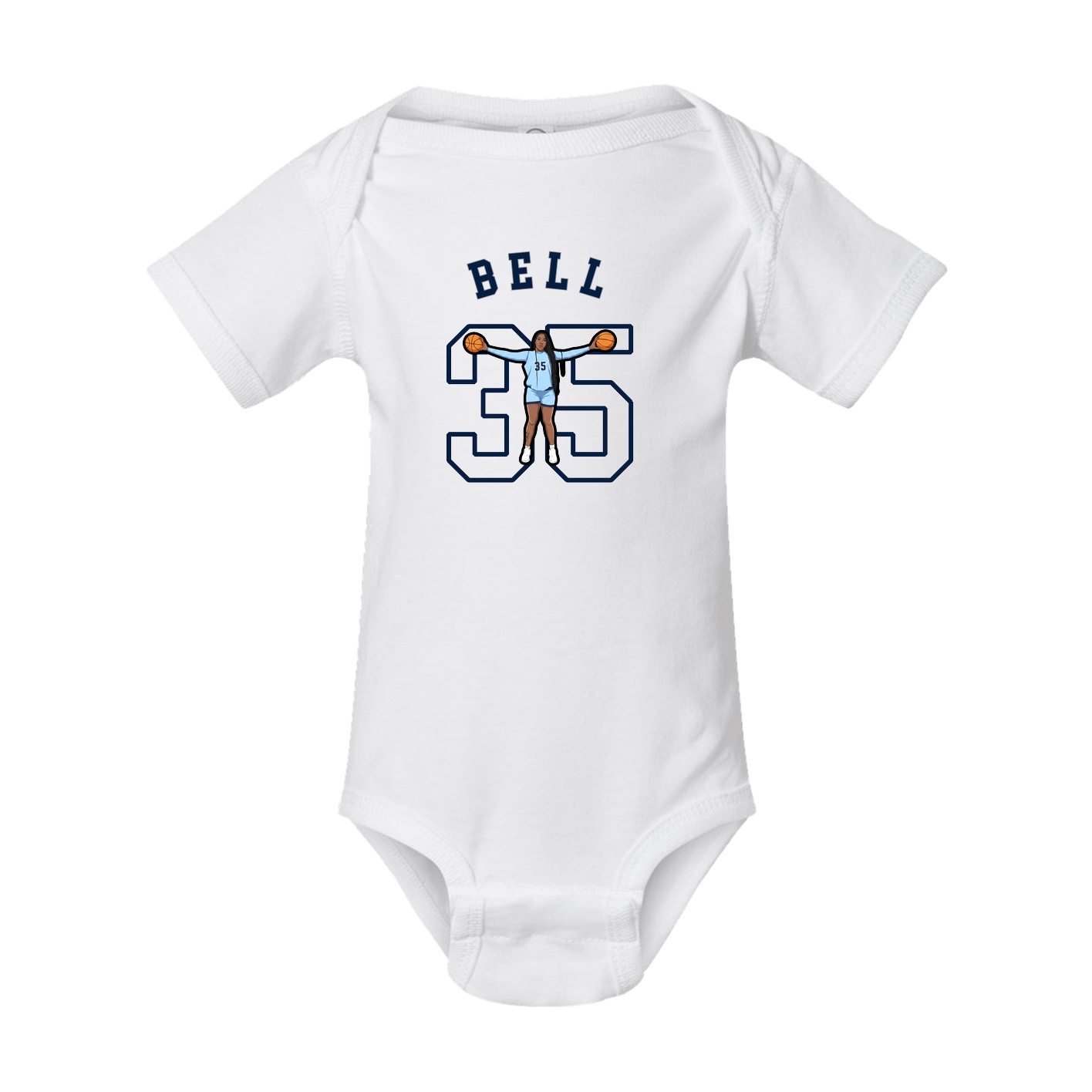 Baby Onesie — Shirsey Arch in White