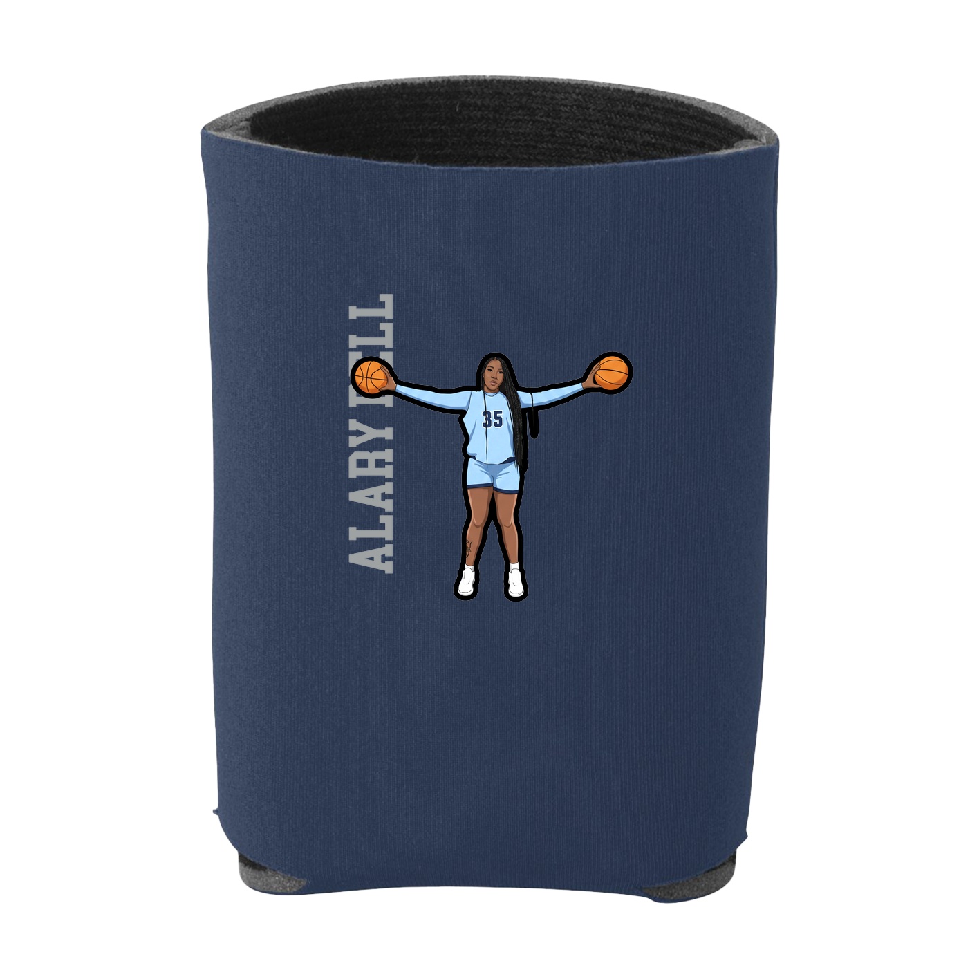 Can Holder — Name Vertical in Navy
