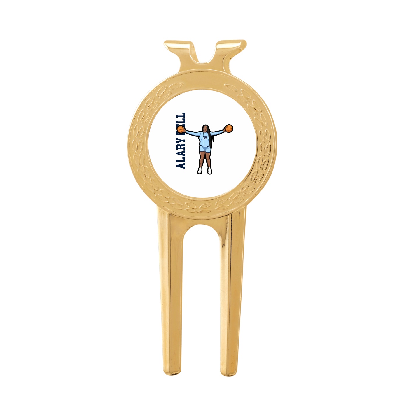 Divot Tool with Ball Marker — Name Vertical in Classic