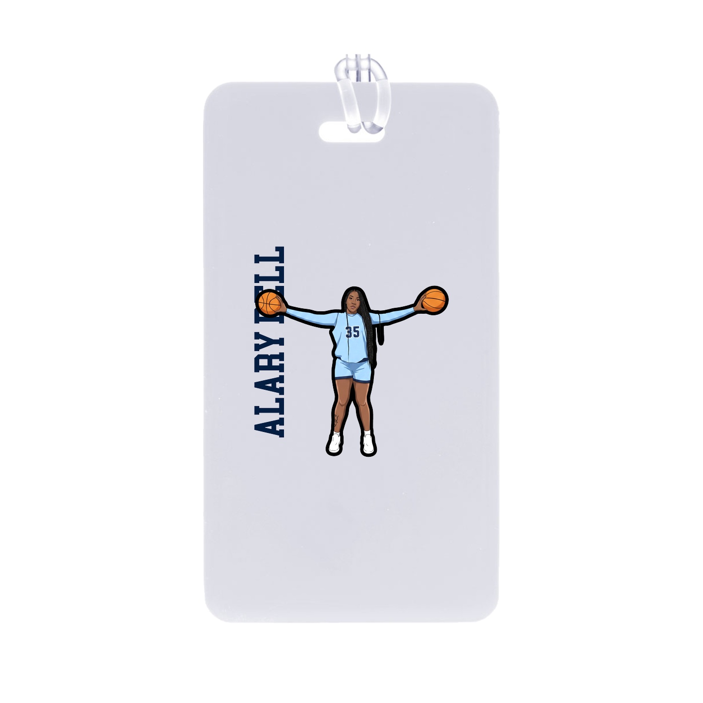 Bag Tag — Name Vertical in Classic