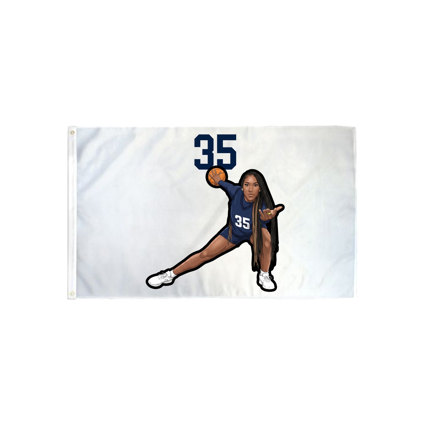 3x5 Flag — Number Top in Classic