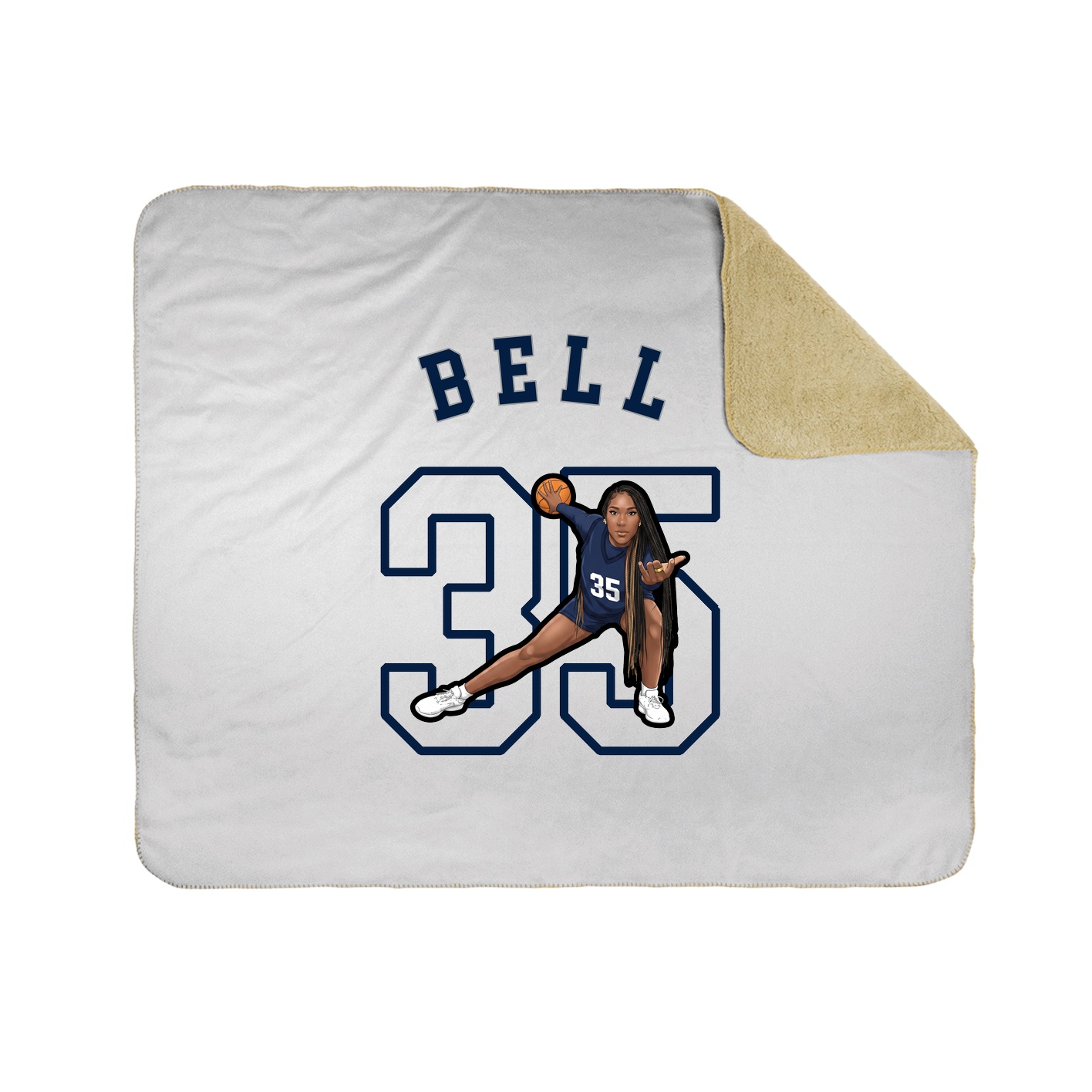 Throw Blanket — Shirsey Arch in White
