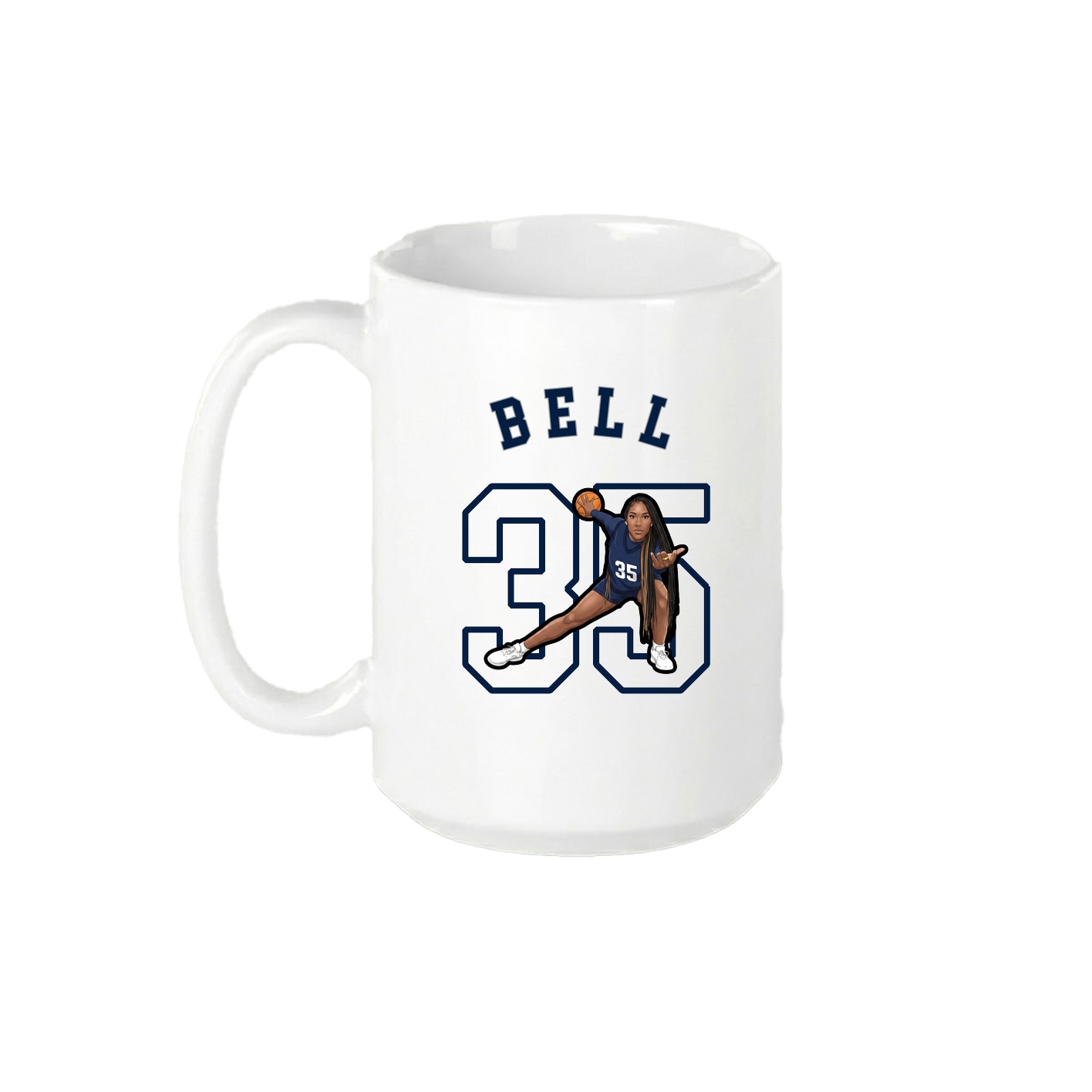 15oz Coffee Mug — Shirsey Arch in White