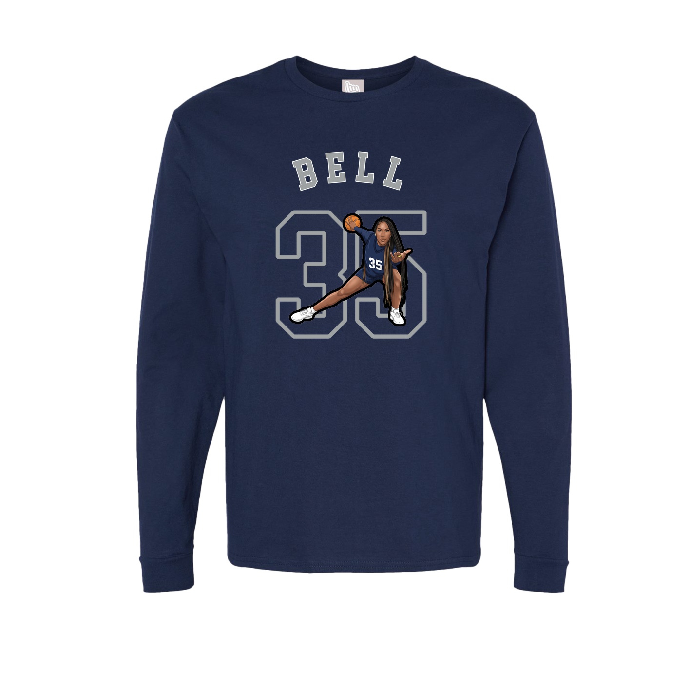 Long Sleeve Tee — Shirsey Arch in Navy