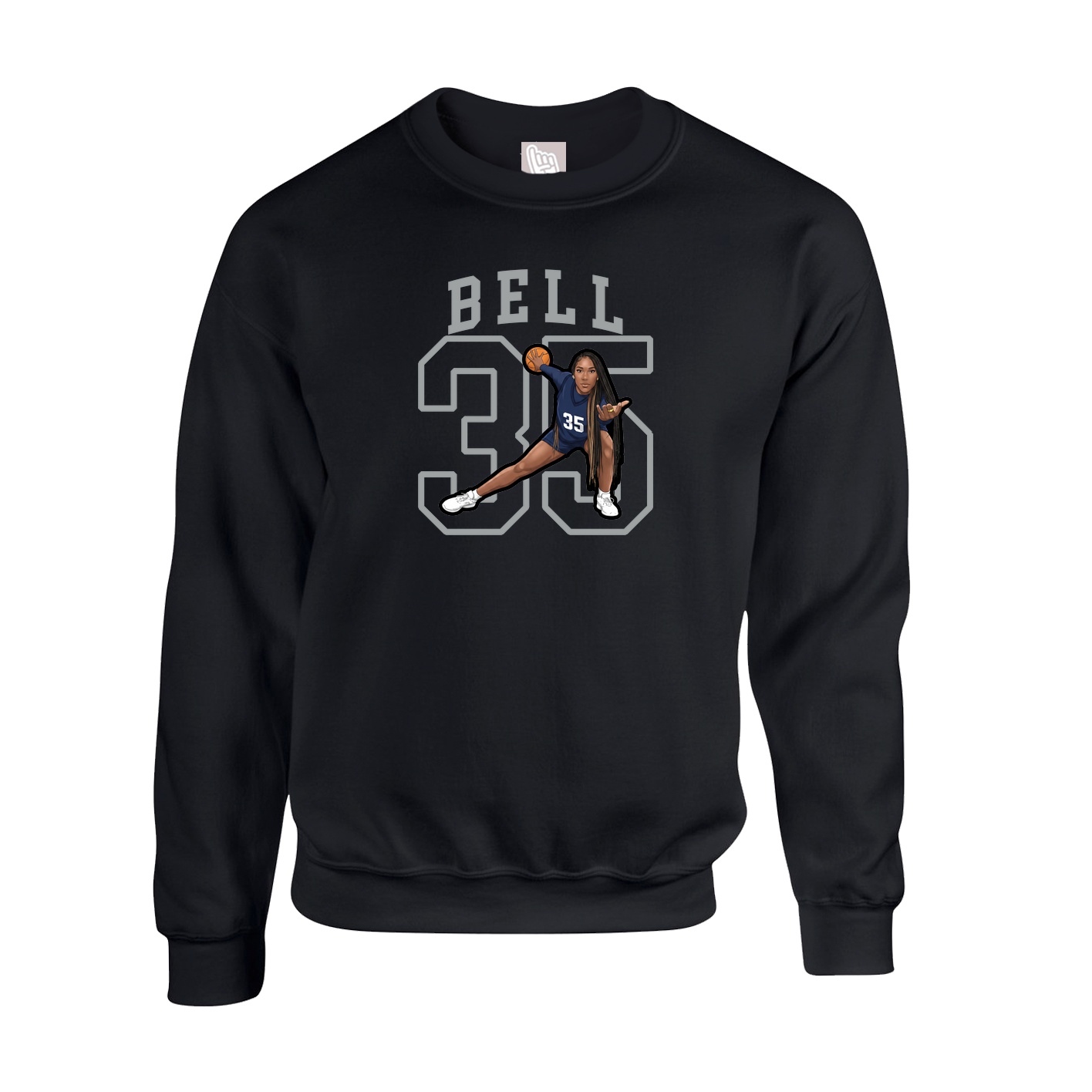 Fleece Crew — Shirsey in Black