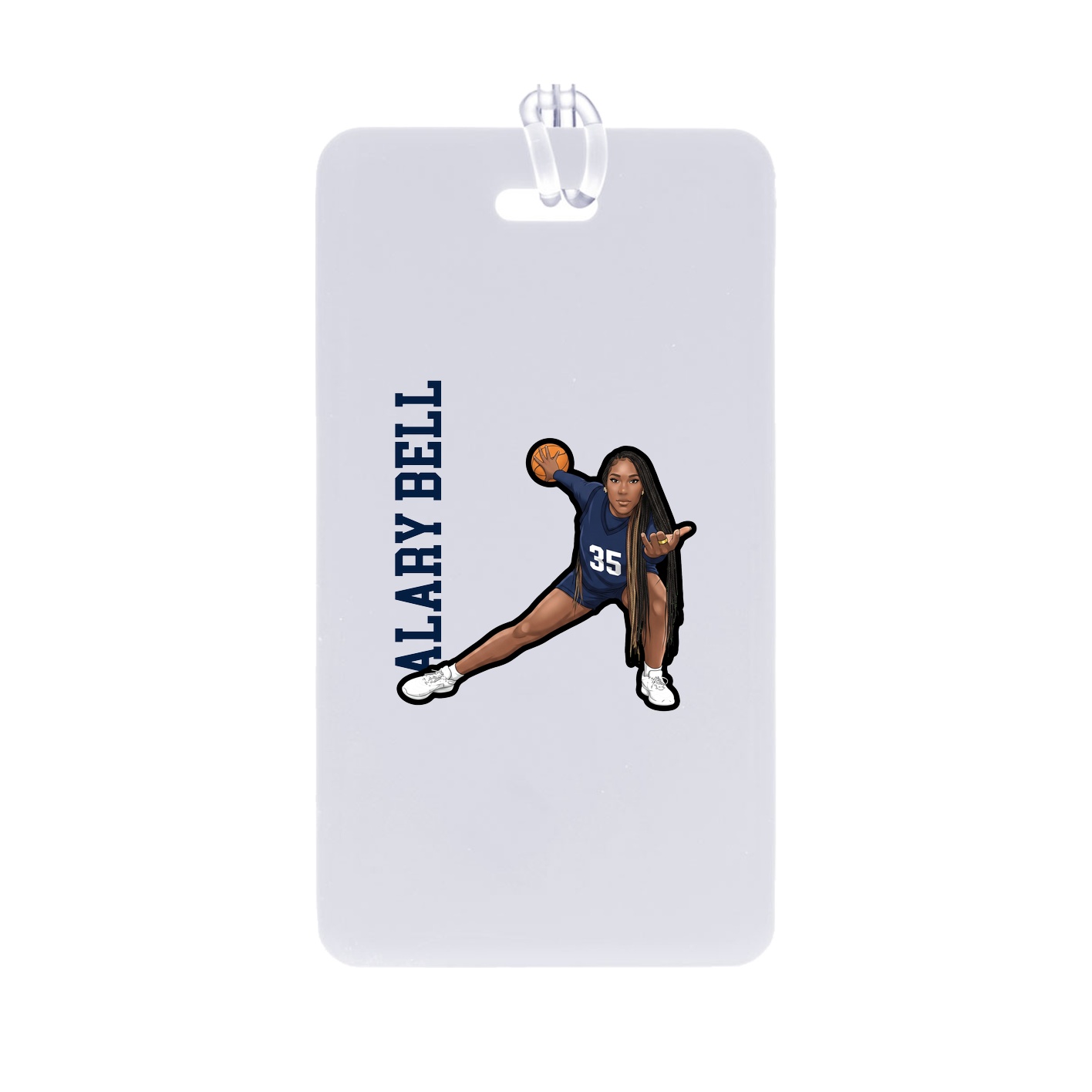 Bag Tag — Name Vertical in Classic