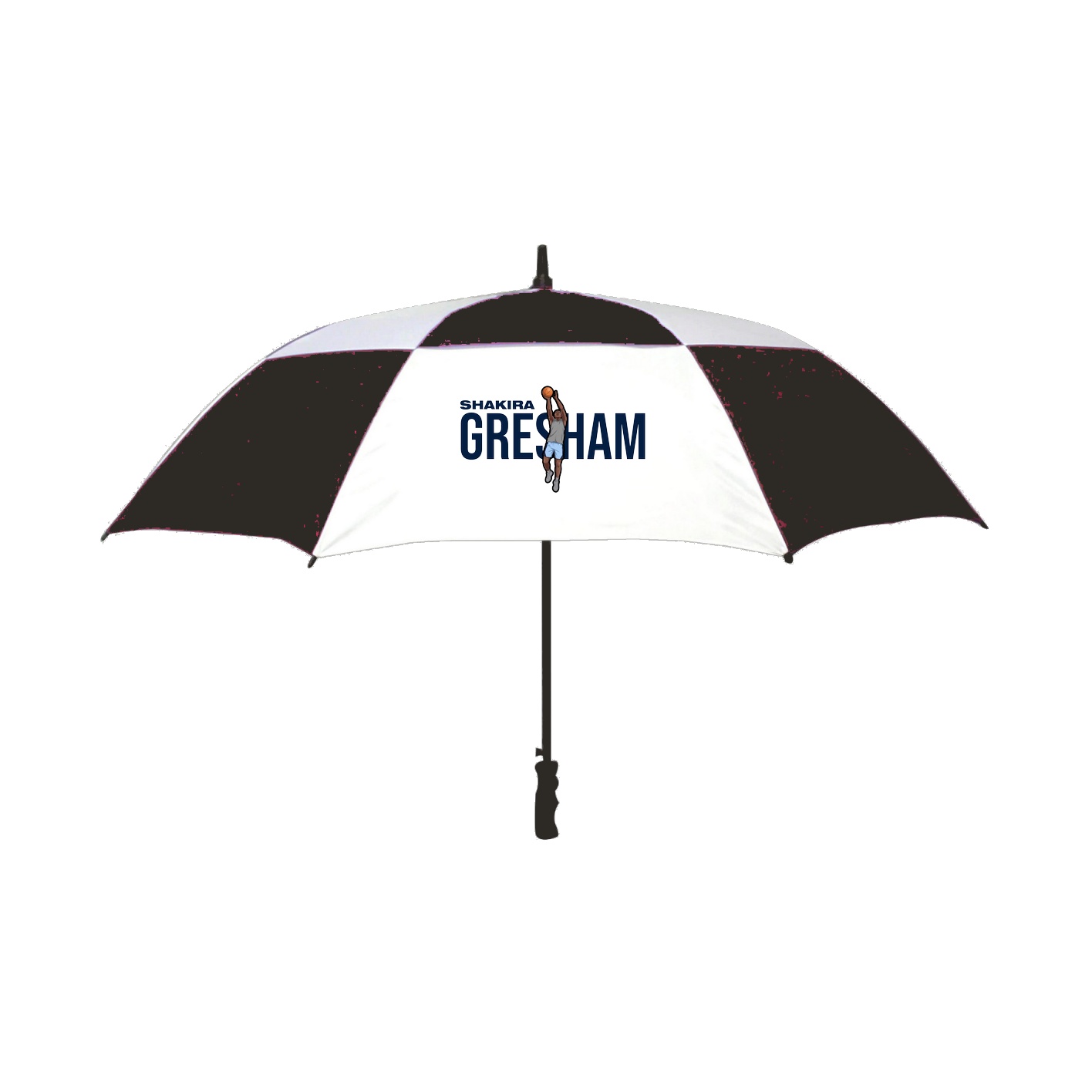 Golf Umbrella — Player Name in Black