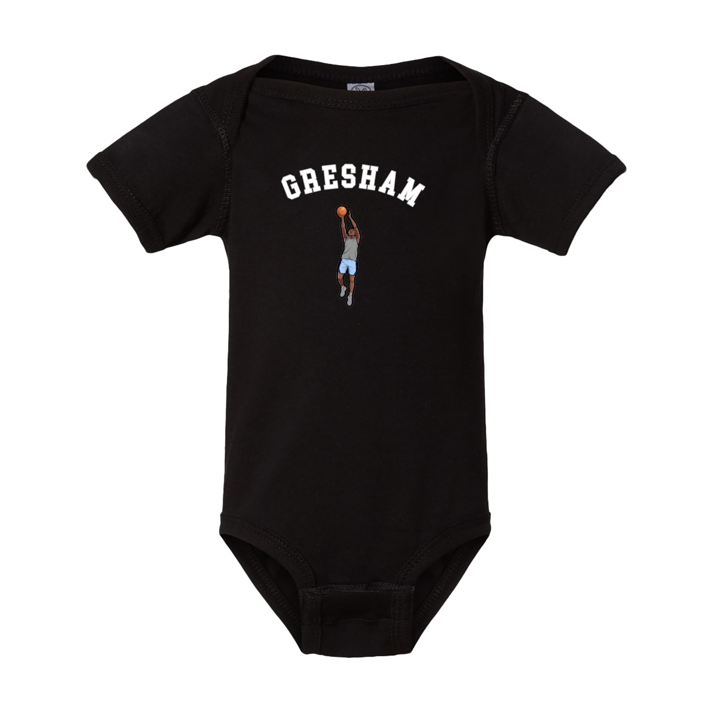 Baby Onesie — Shirsey Arch in Black