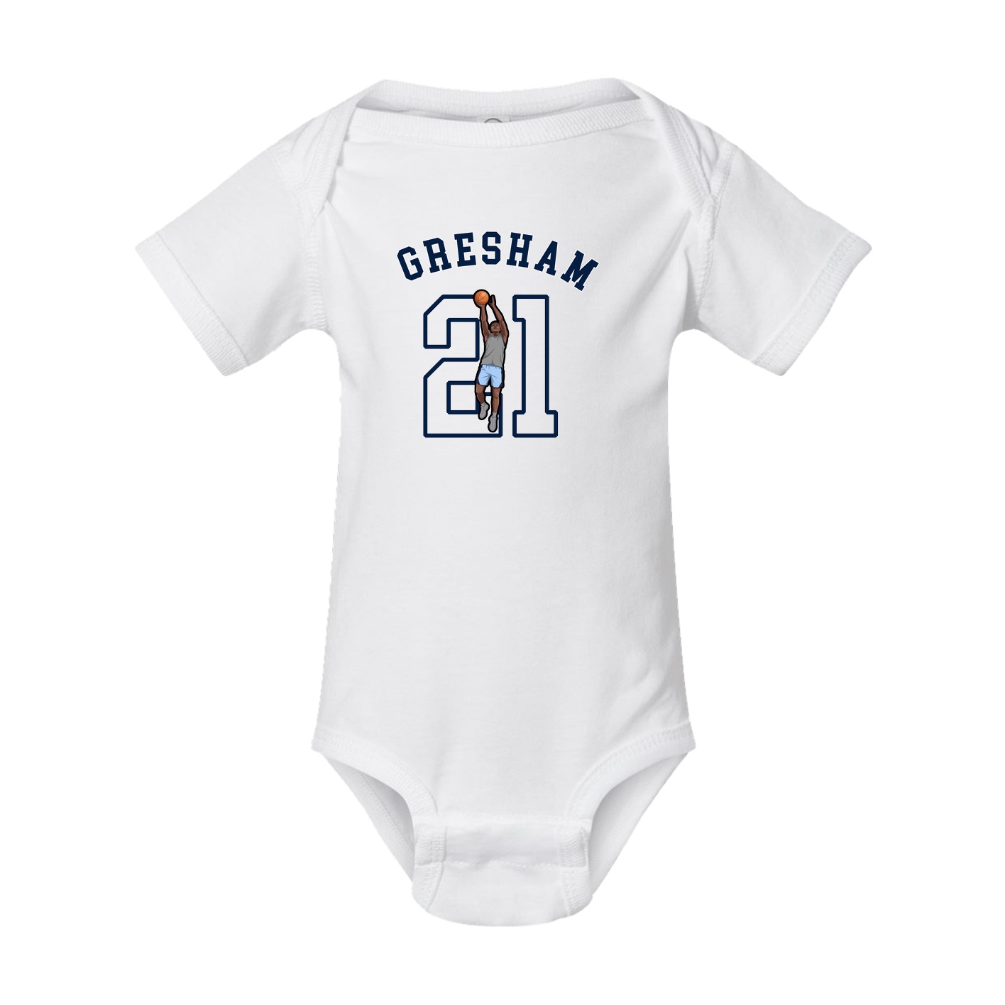 Baby Onesie — Shirsey Arch in White