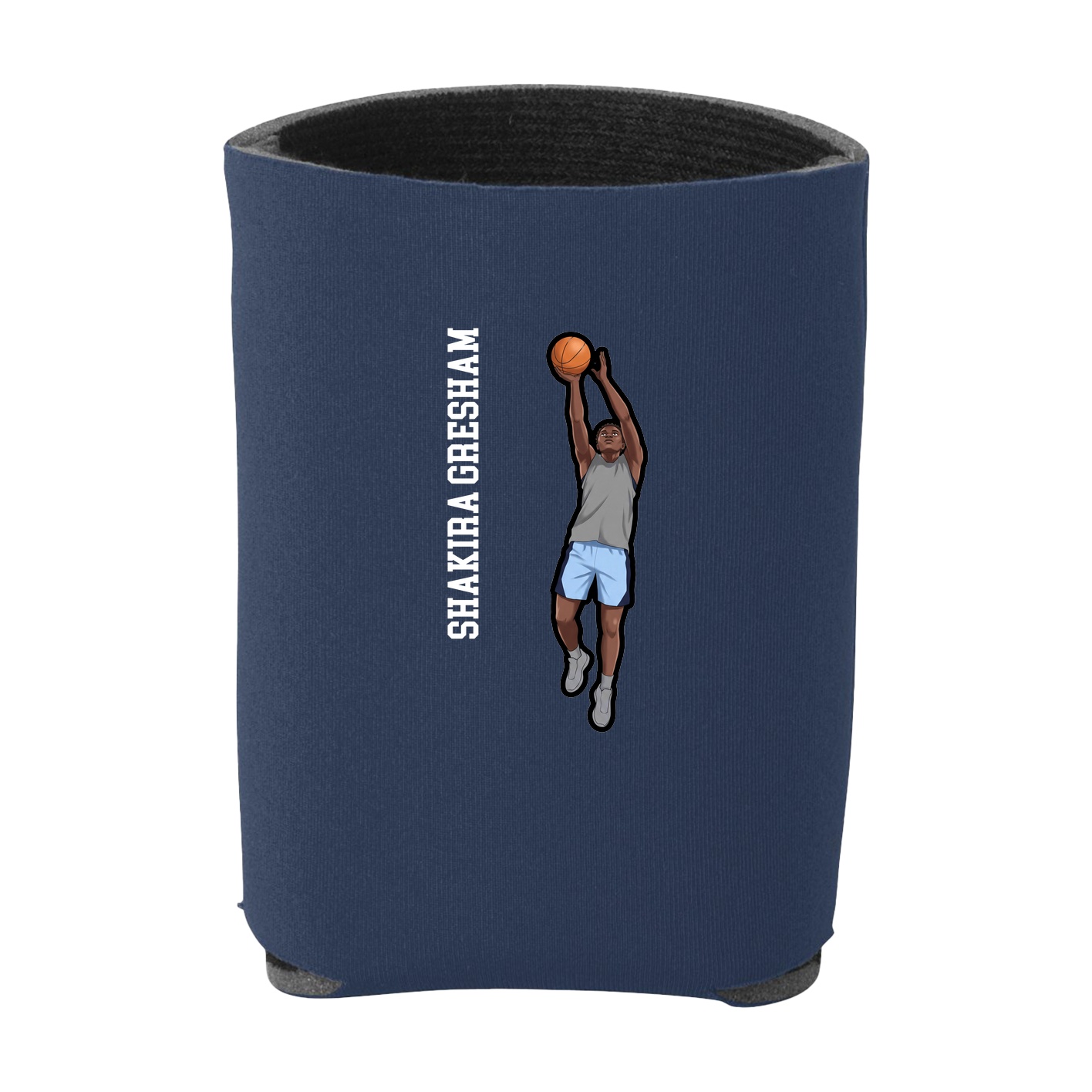 Can Holder — Name Vertical in Navy