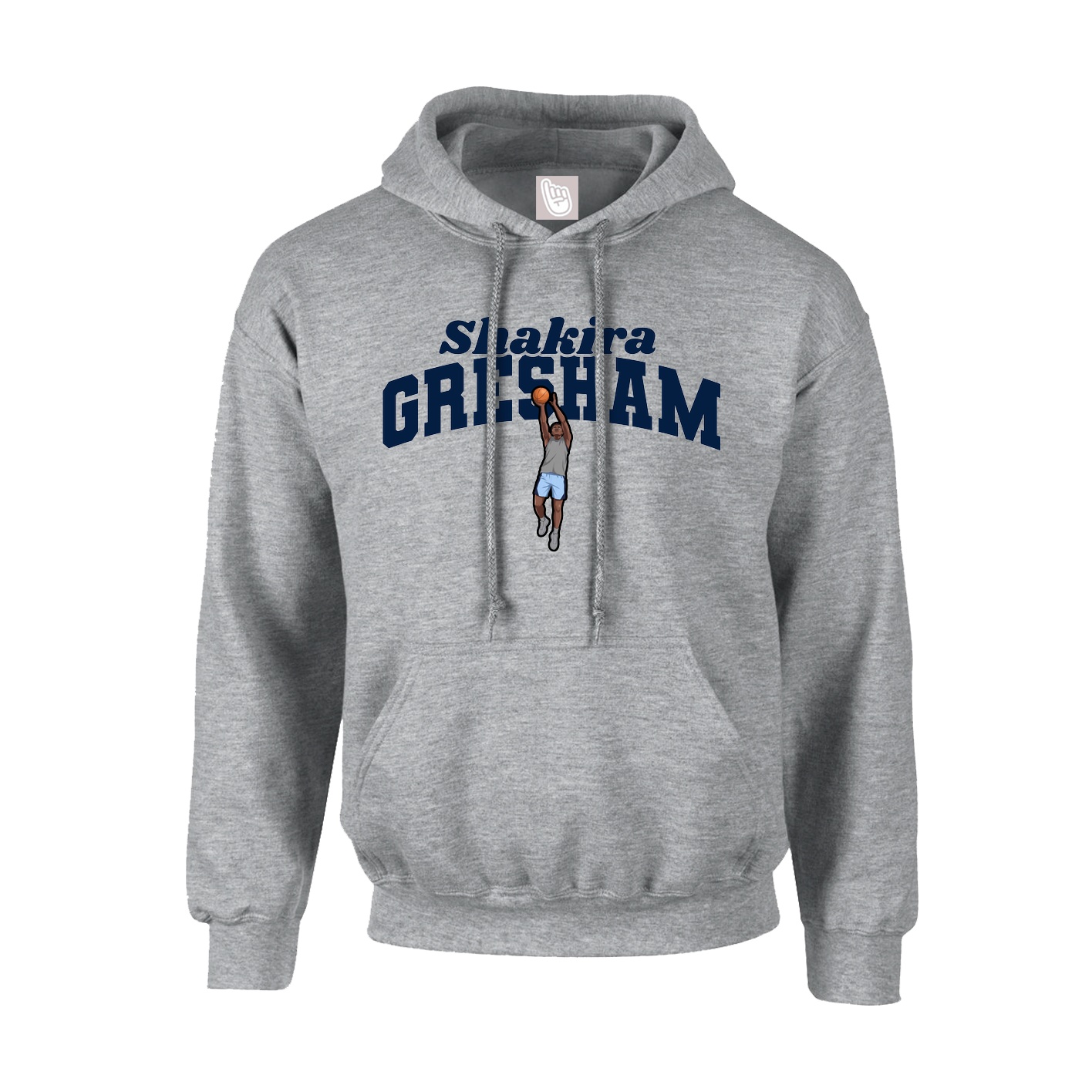 Hoodie — Signature Arch in Grey