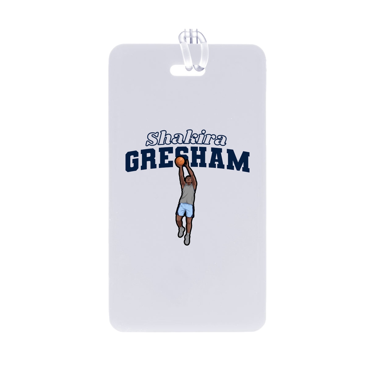 Bag Tag — Name Arch in Classic