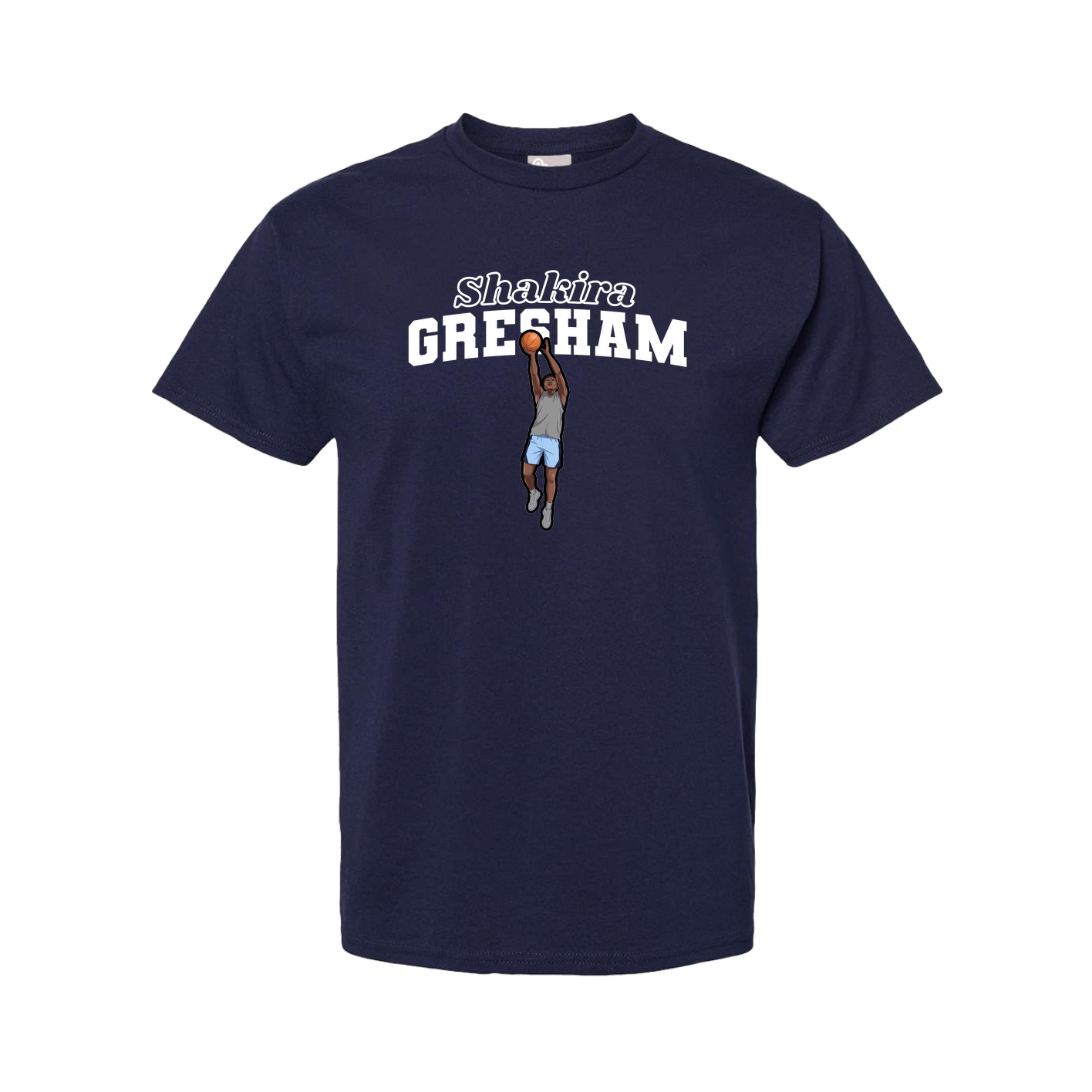 Tee — Name Arch in Navy