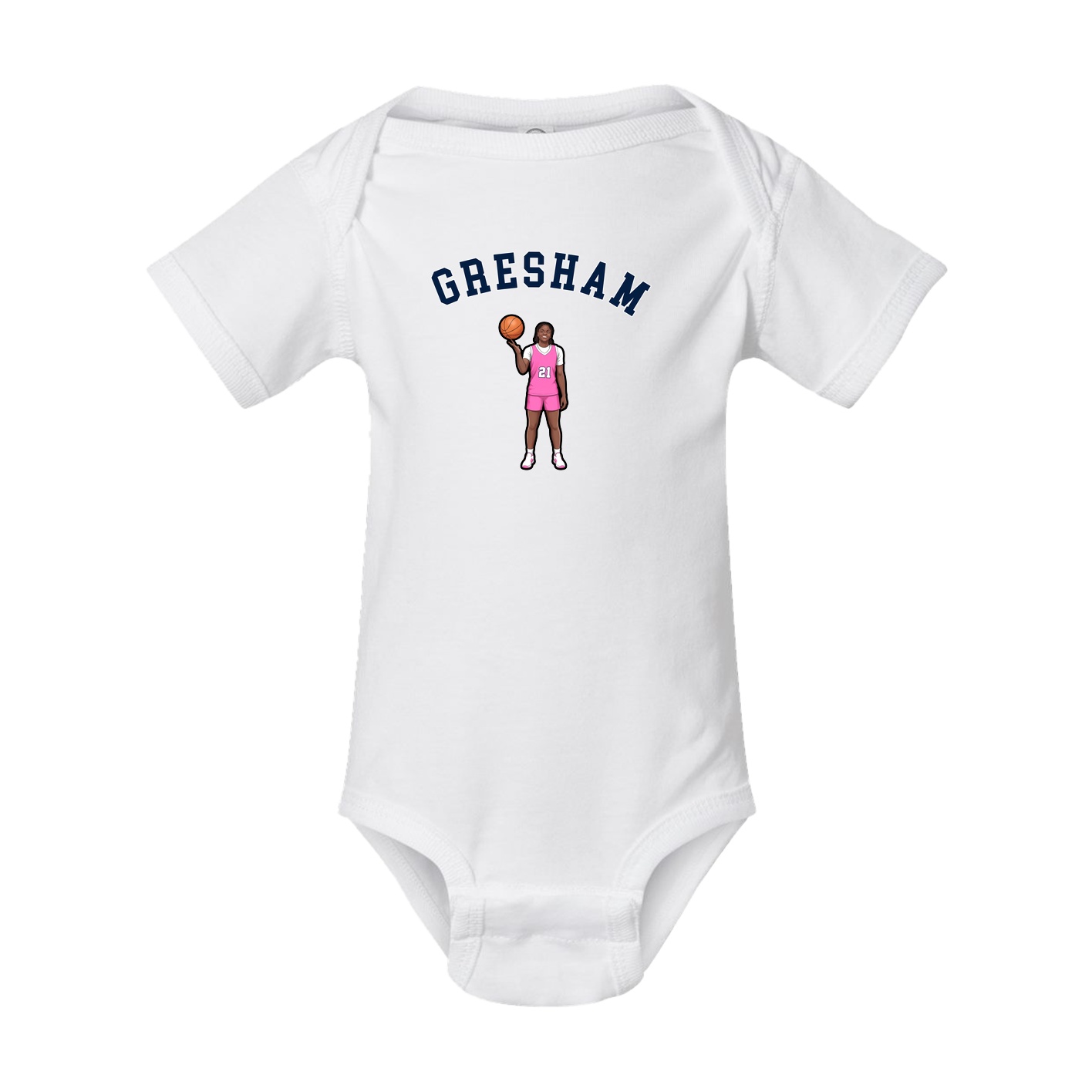 Baby Onesie — Shirsey Arch in White
