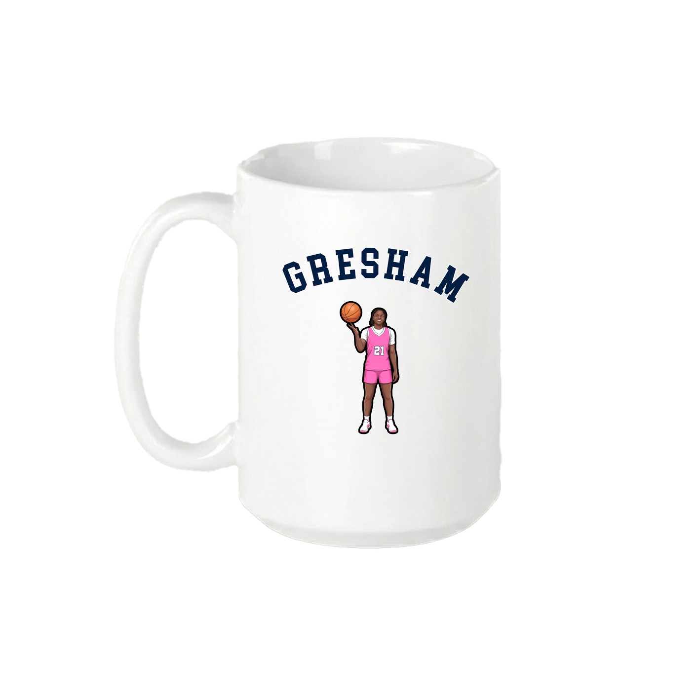 15oz Coffee Mug — Shirsey Arch in White