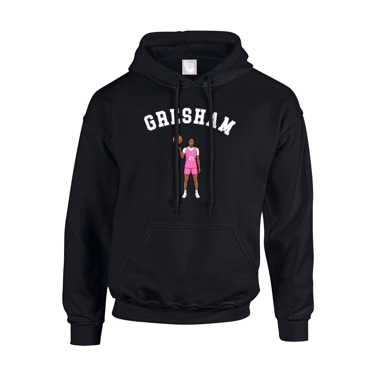 Youth Hoodie — Shirsey Arch in Black