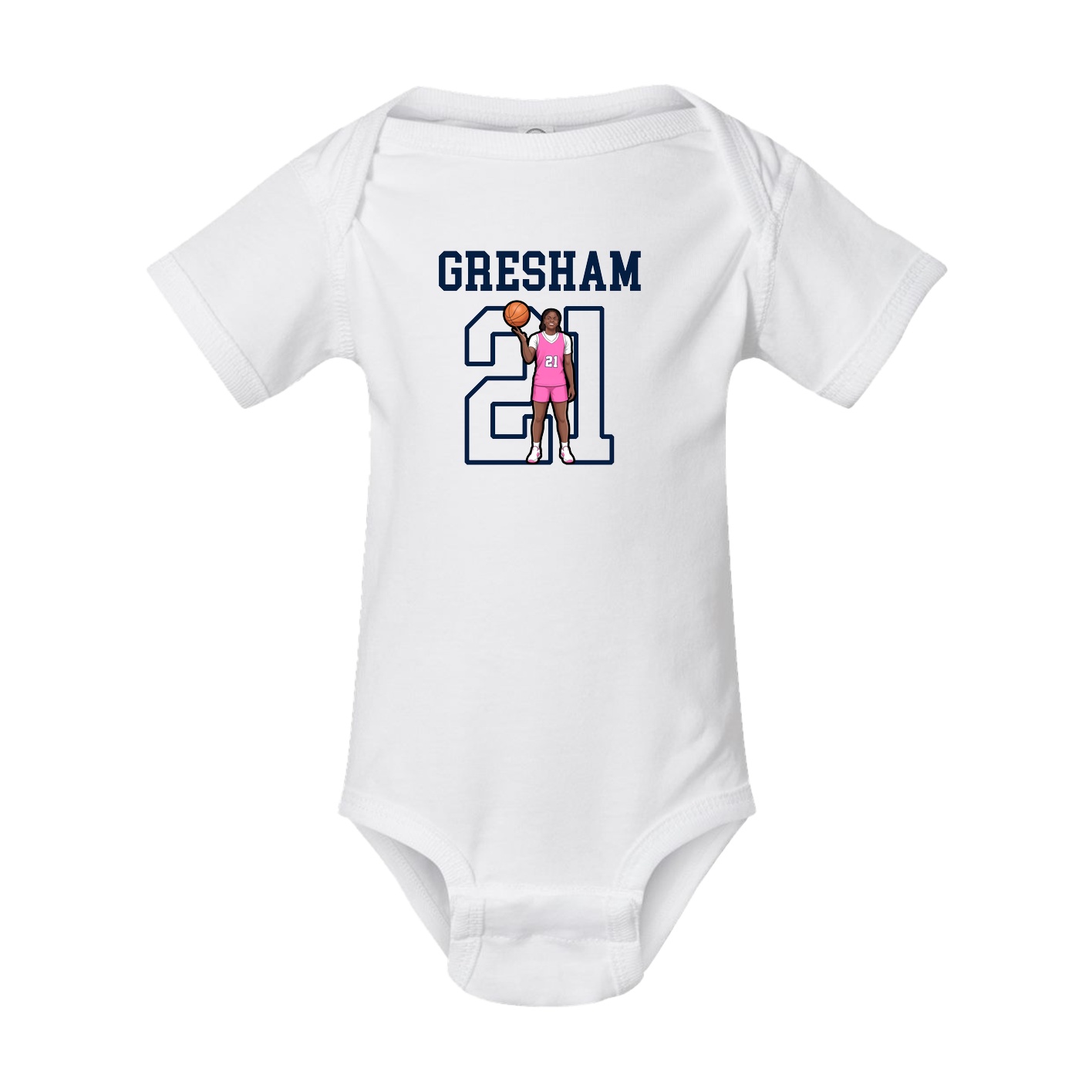 Baby Onesie — Shirsey in White