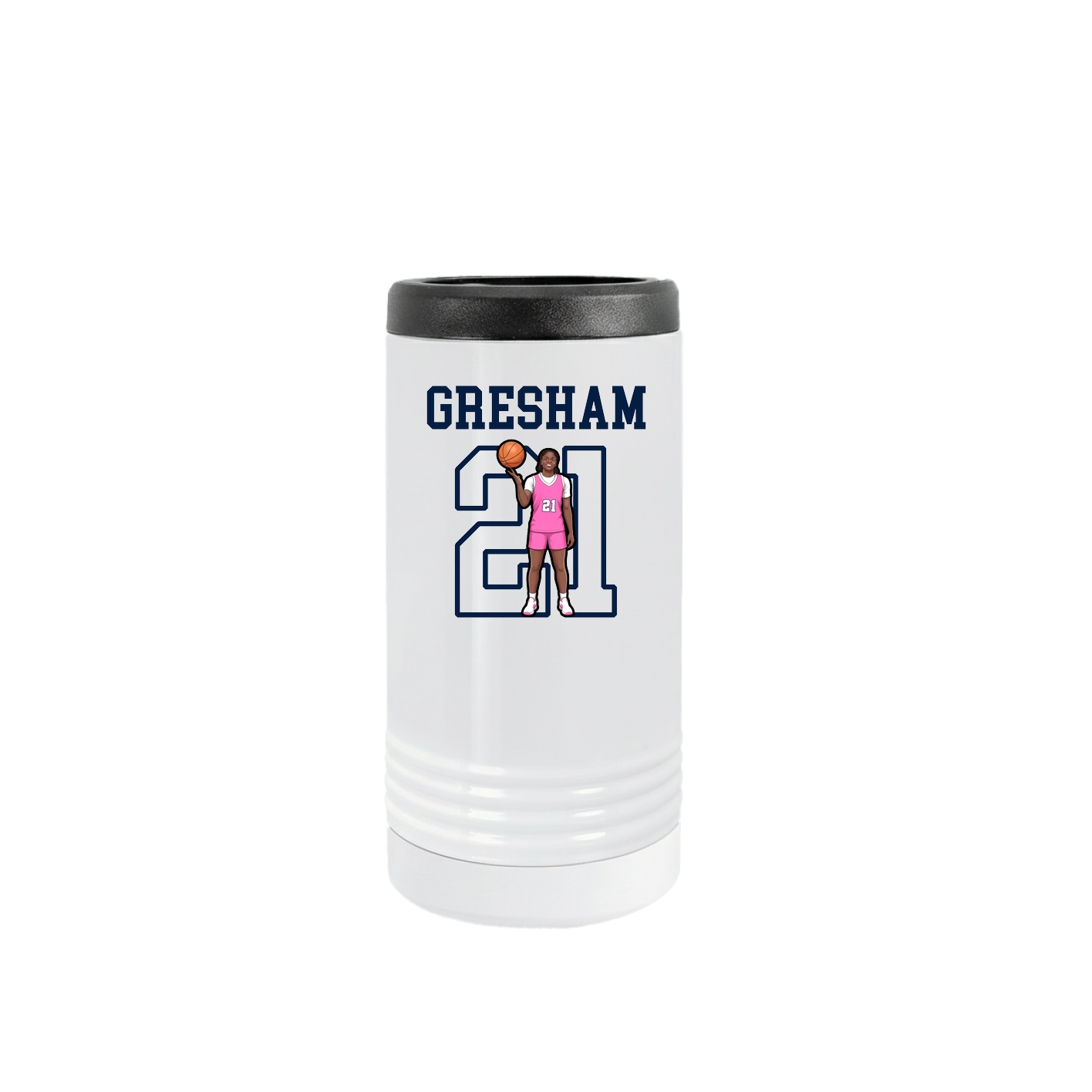 Slim Beverage Holder — Shirsey in White