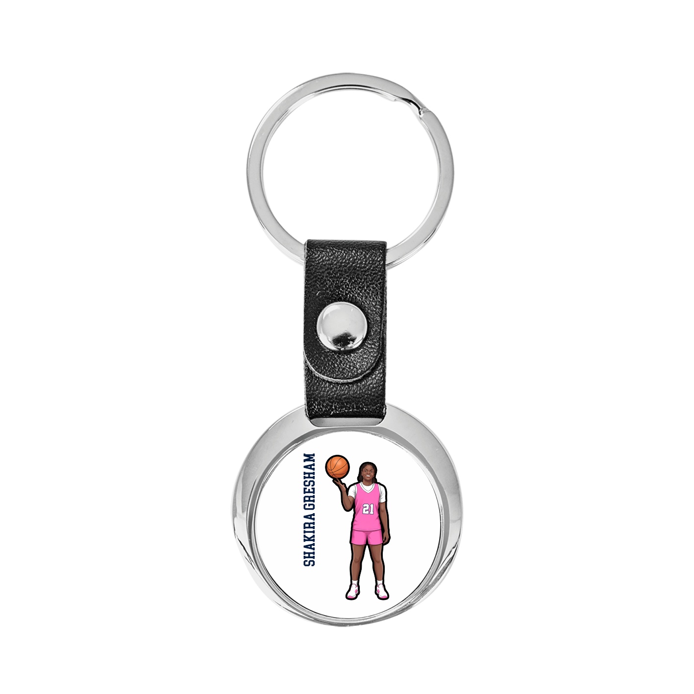 Key Chain — Name Vertical in Classic