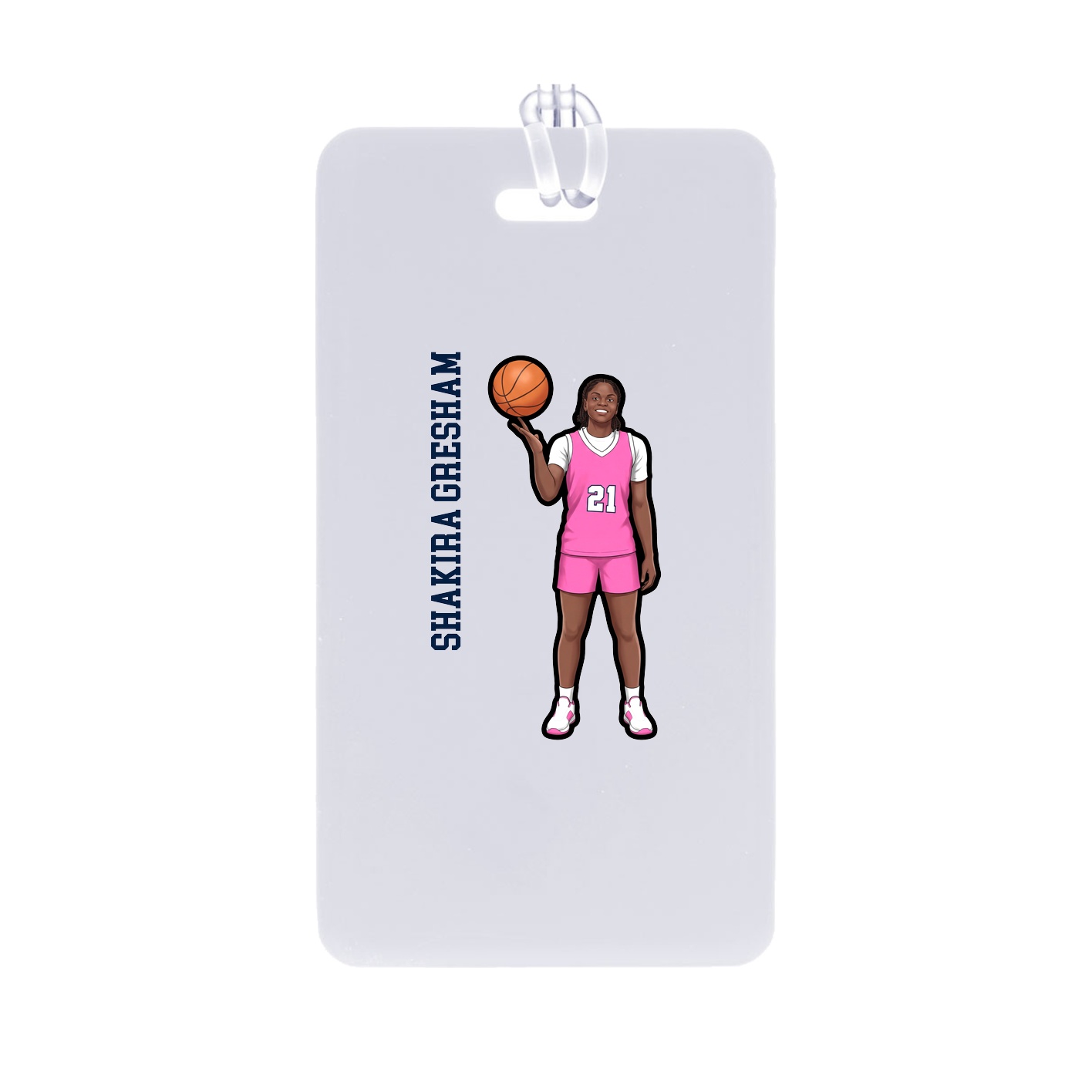Bag Tag — Name Vertical in Classic
