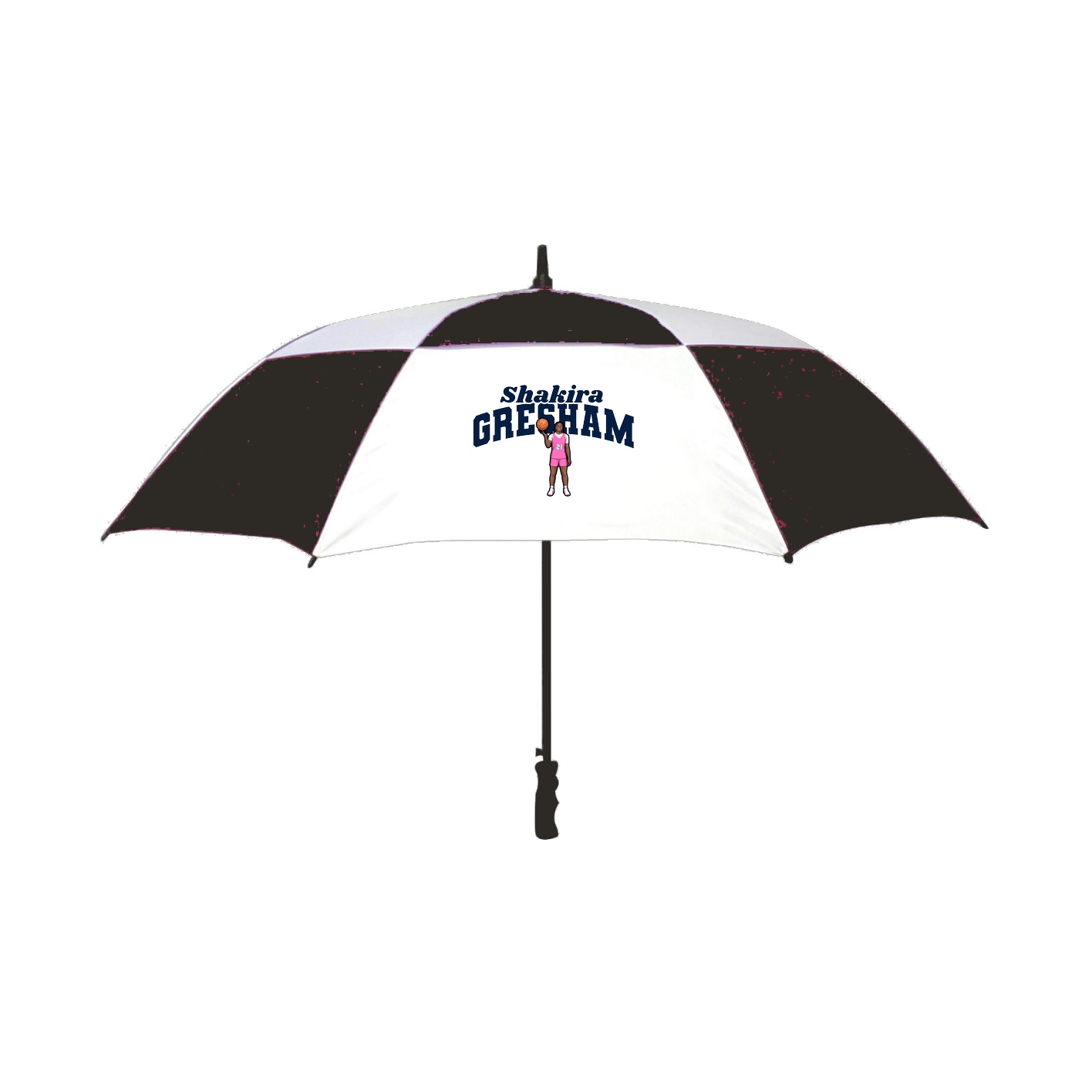 Golf Umbrella — Signature Arch in Black