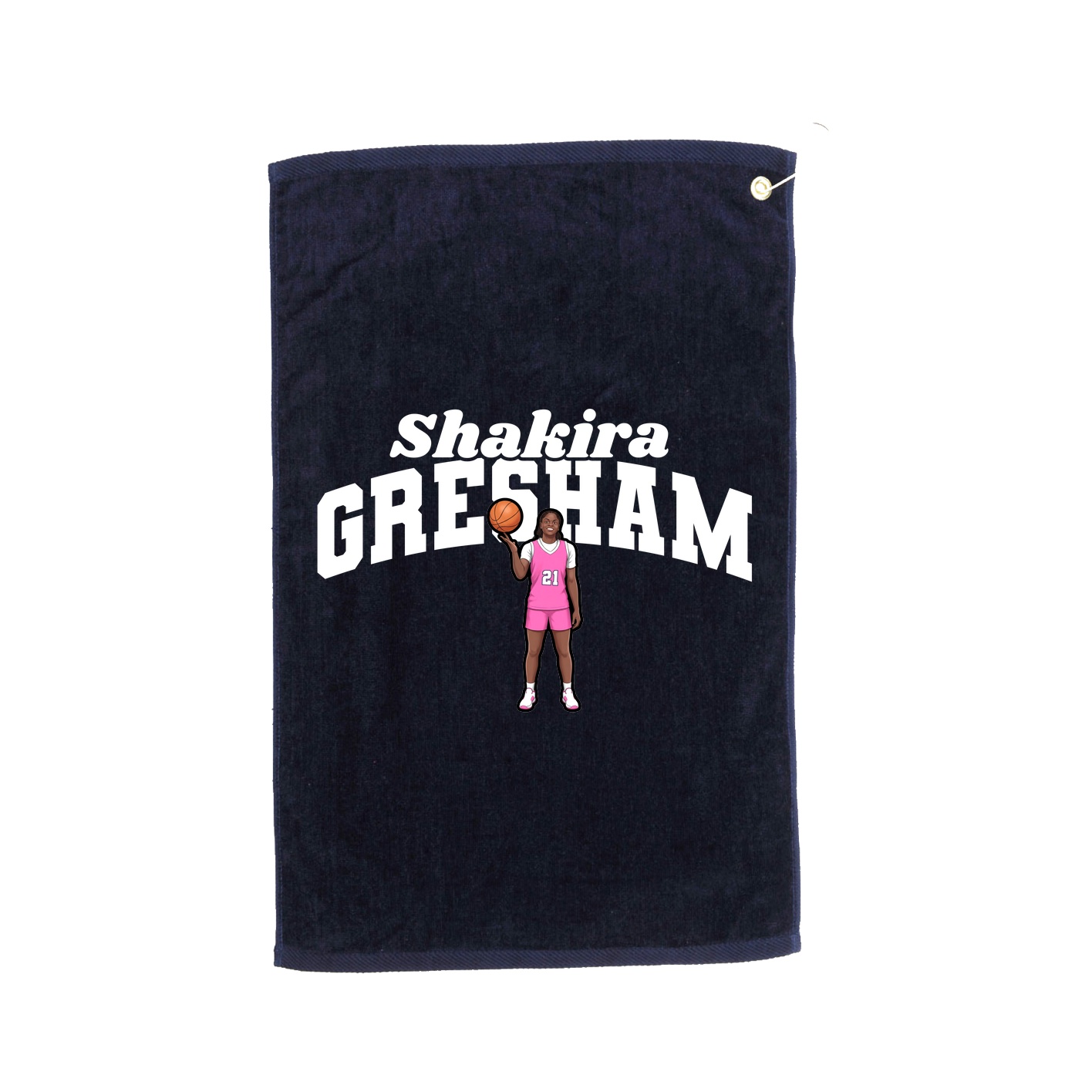 Golf Towel — Signature Arch in Navy