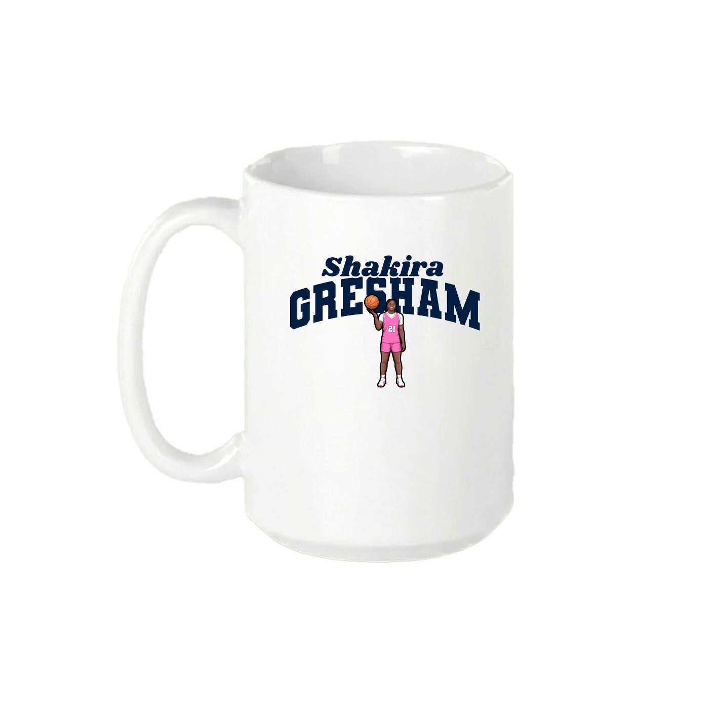 15oz Coffee Mug — Signature Arch in White