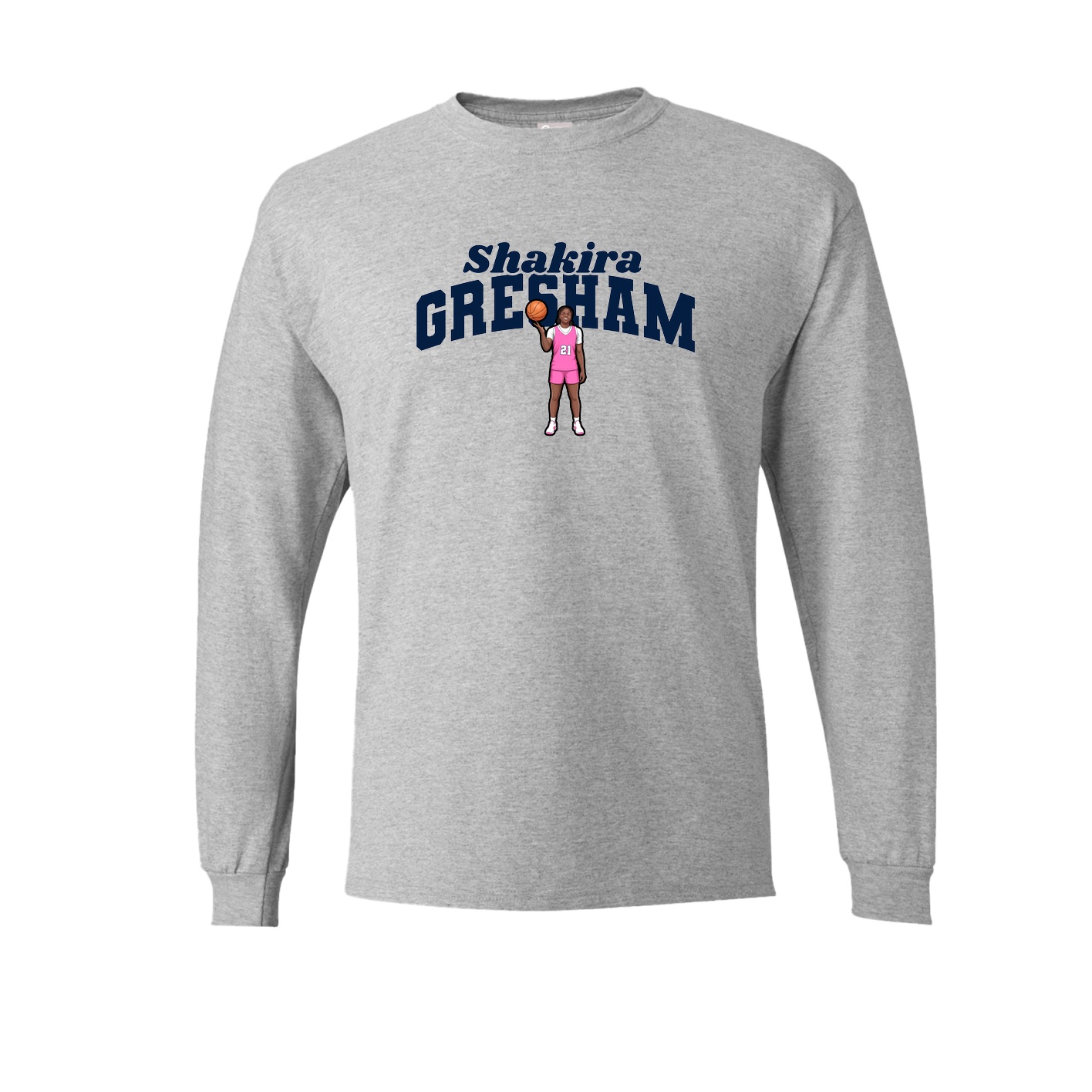 Long Sleeve Tee — Signature Arch in Grey
