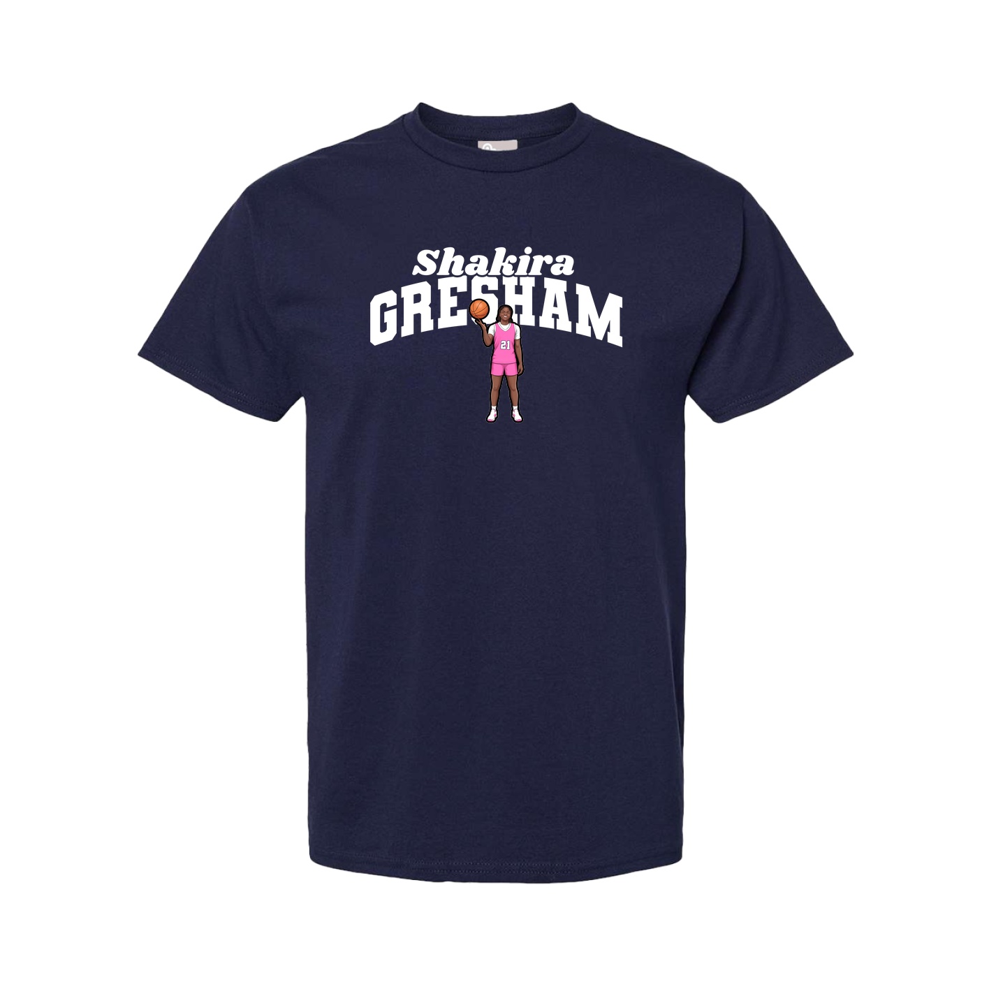 Youth Tee — Signature Arch in Navy