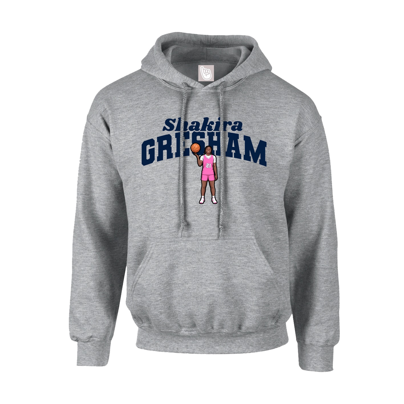 Hoodie — Signature Arch in Grey