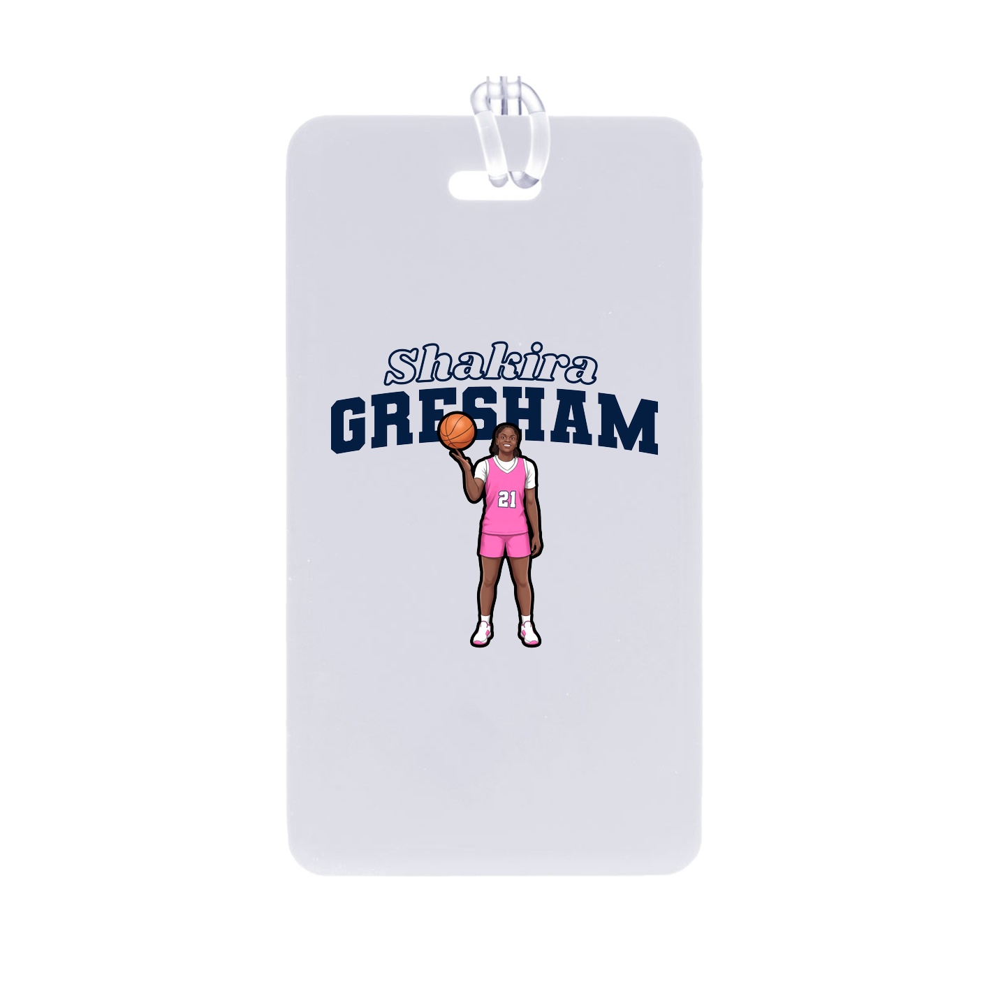 Bag Tag — Name Arch in Classic